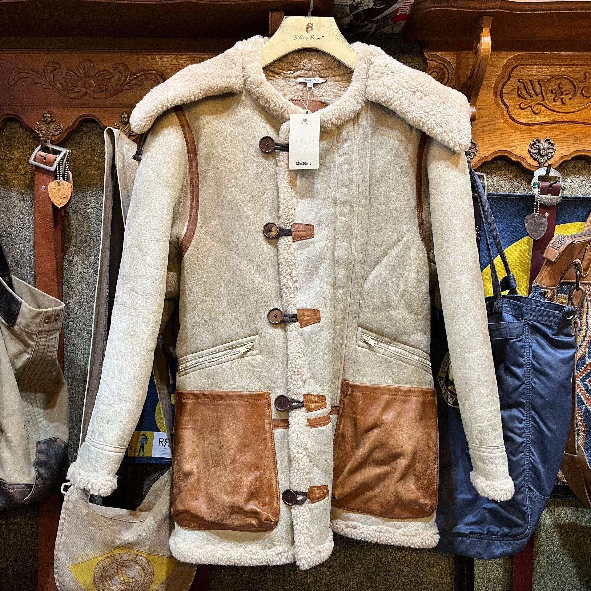 Yeezy Yeezy Season 5 Shearling Leather Coat Size US XS / EU 42 / 0 - 1 Thumbnail