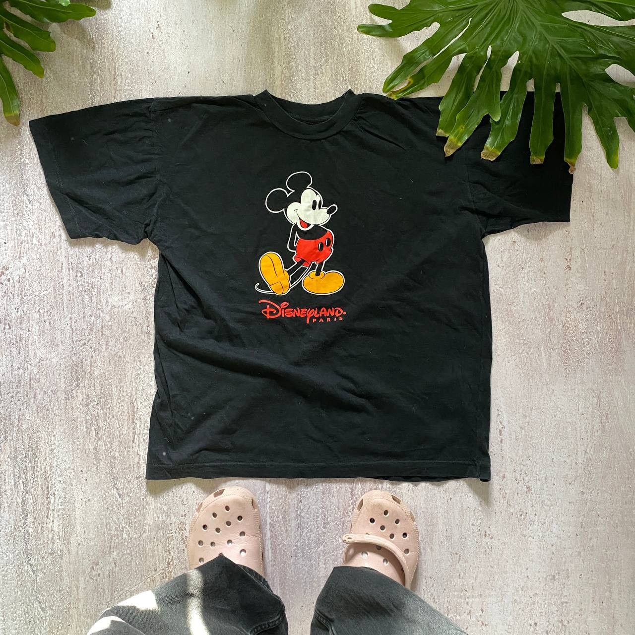 Disney VINTAGE 90S RARE DISNEYLAND PARIS MICKEY MOUSE TEE 77 Size US XL / EU 56 / 4 - 1 Thumbnail