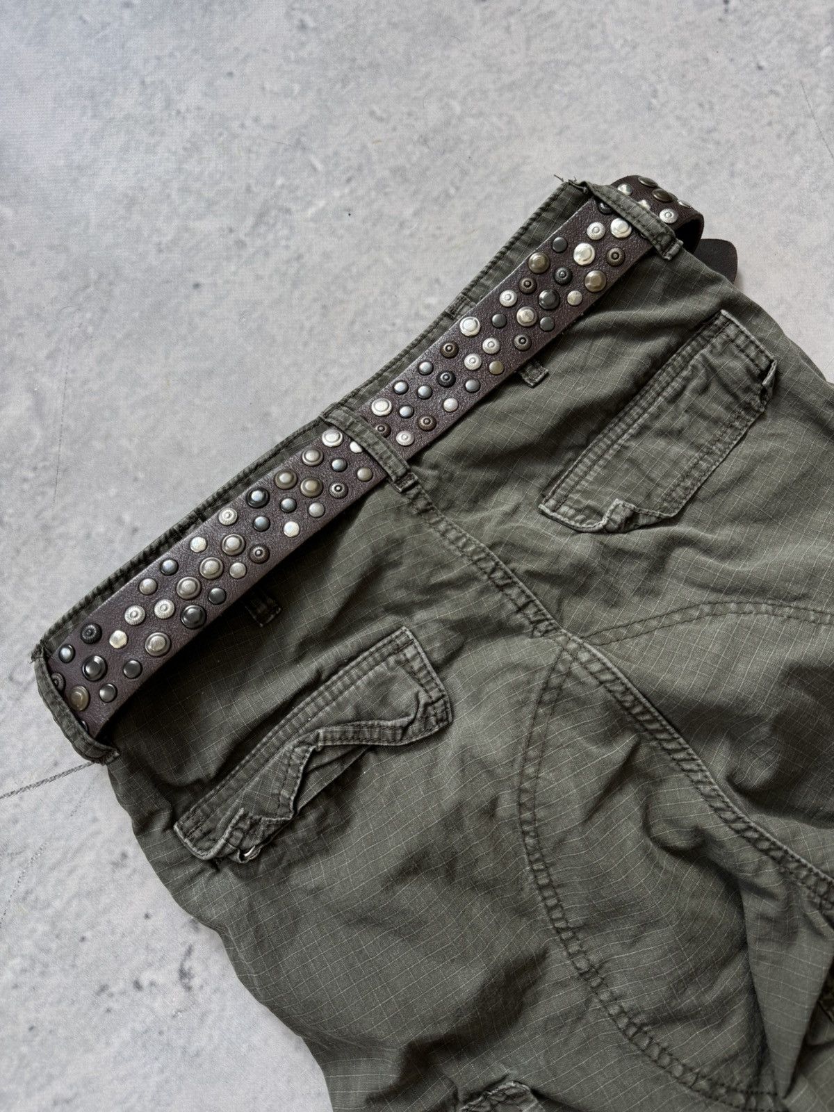 Vintage Y2K streetwear leather belt Size ONE SIZE - 3 Thumbnail