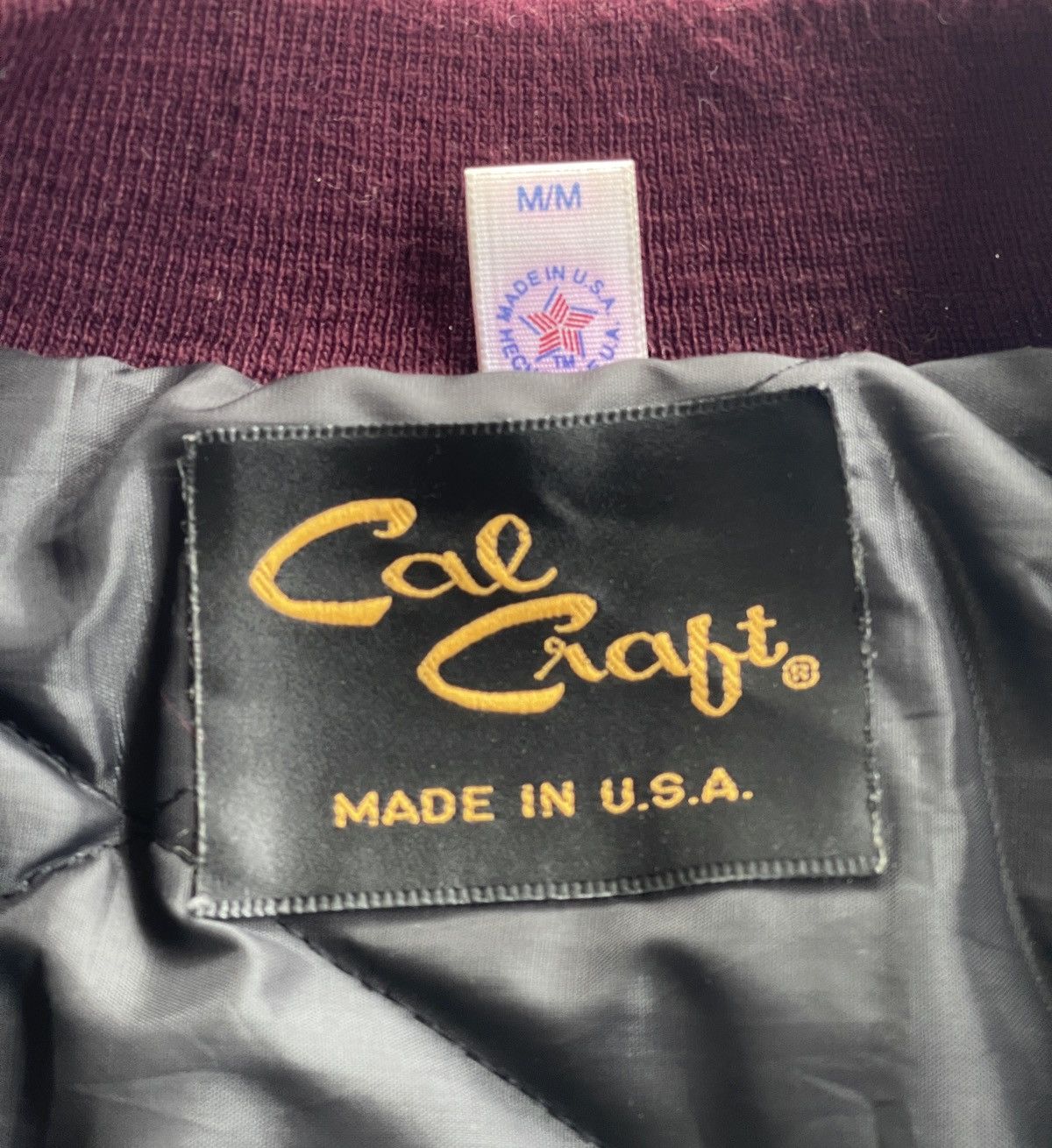Vintage 80s Cal Craft USA Wool Varsity Jacket Size US M / EU 48-50 / 2 - 7 Thumbnail