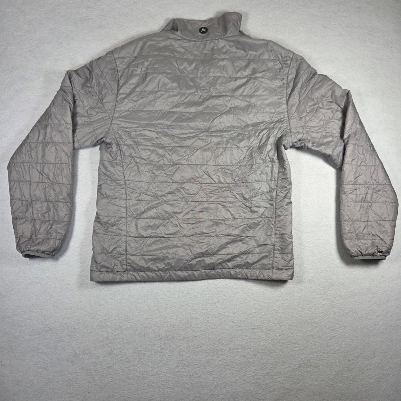 Marmot Marmot Puffer Jacket Mens Large Grey Quilted Damaged/Flawed Size US L / EU 52-54 / 3 - 8 Thumbnail