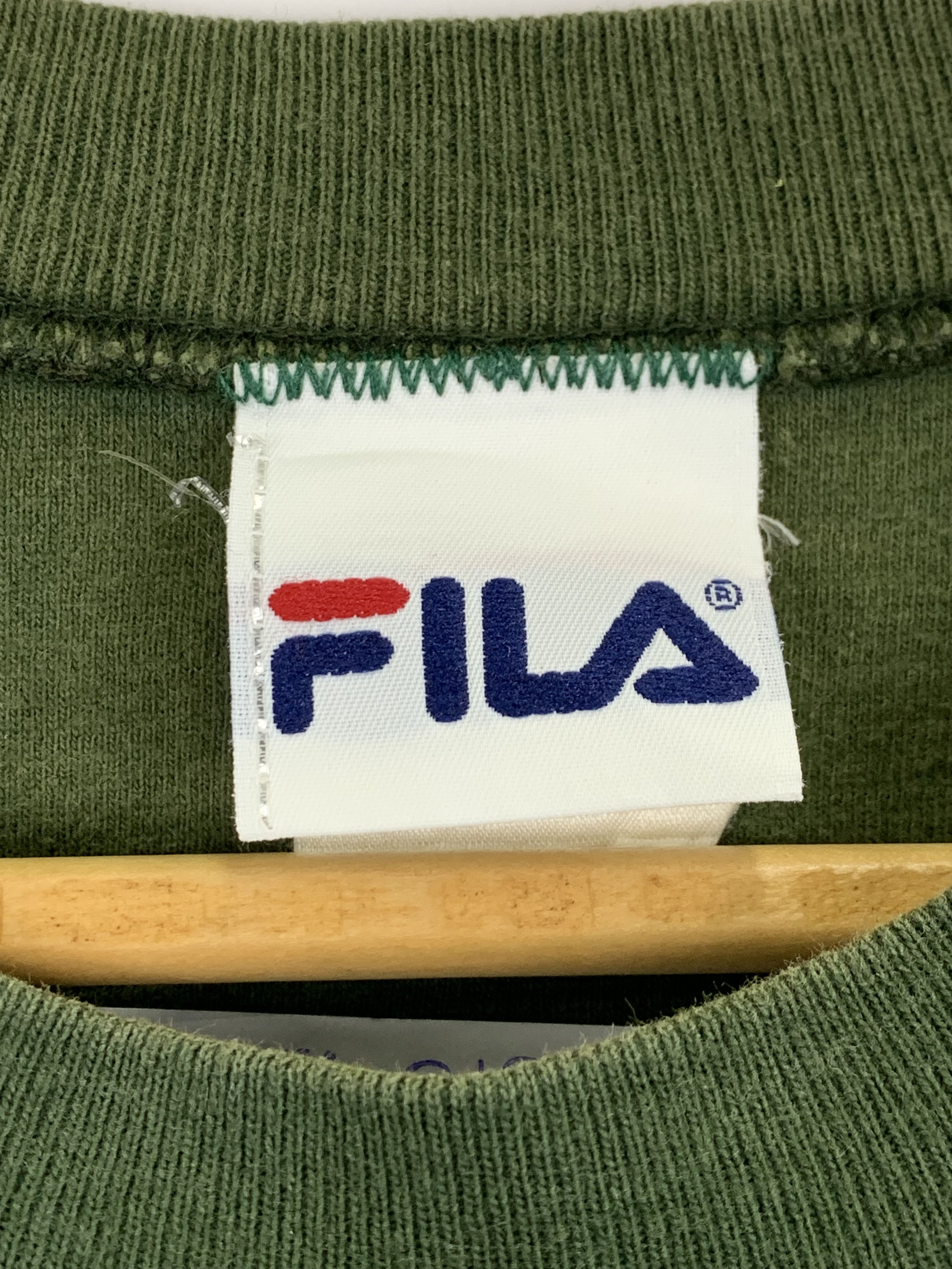 Fila Vintage Sun Faded Fila Big Logo Tee TA0121 Size US L / EU 52-54 / 3 - 5 Thumbnail