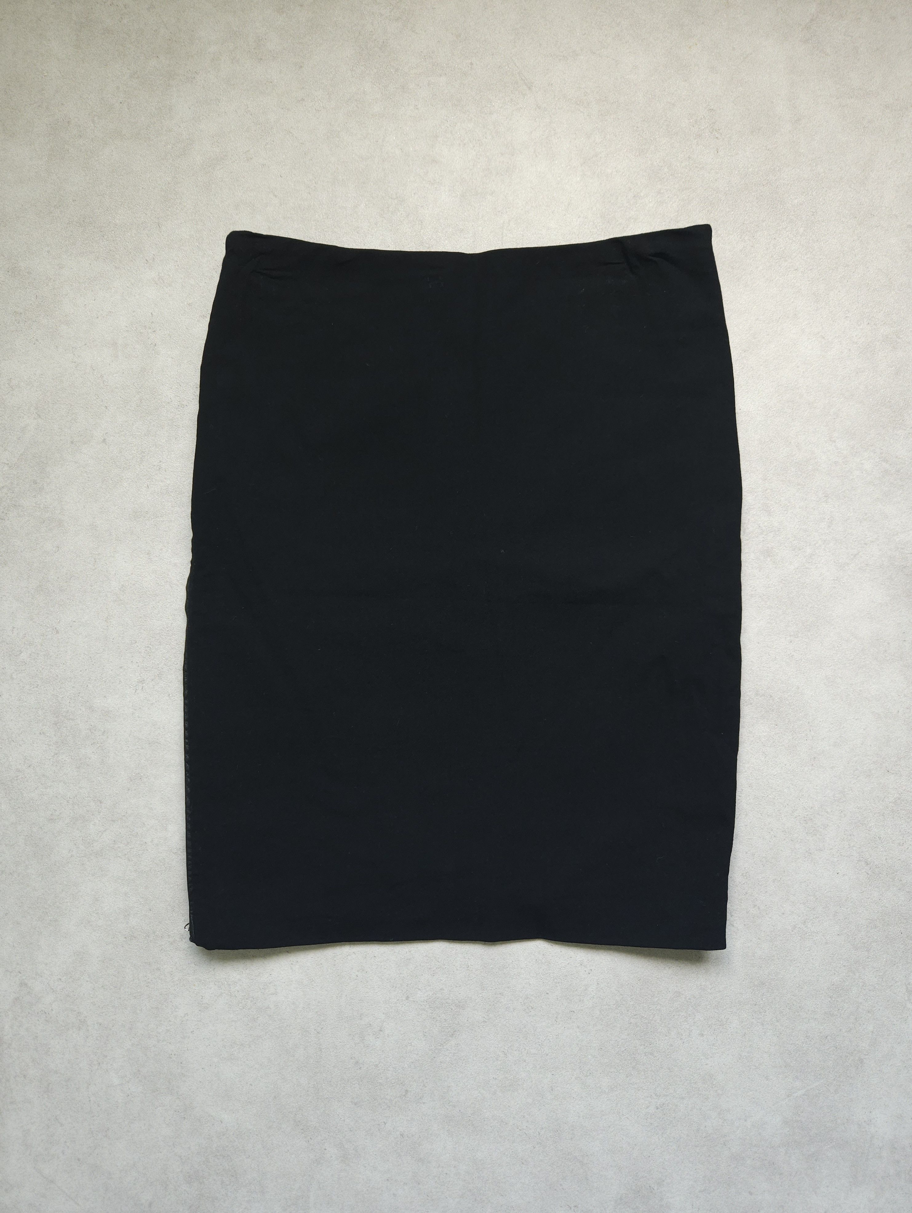 Versace Gianni Versace Couture leather and wool zip off pencil skirt Size 27" / US 4 / IT 40 - 1 Thumbnail