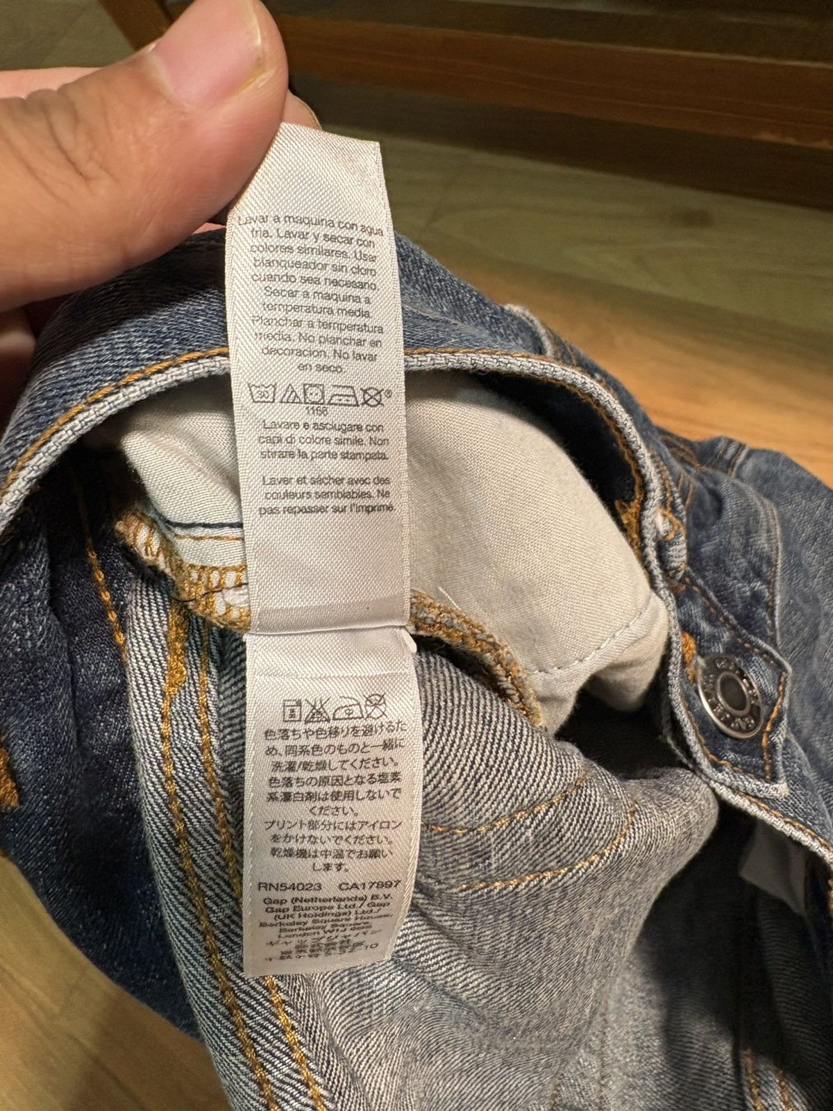 Gap Gap Straight Fit Jeans Dark Indigo- 34 Spring 2016 Archive Size US 34 / EU 50 - 9 Thumbnail