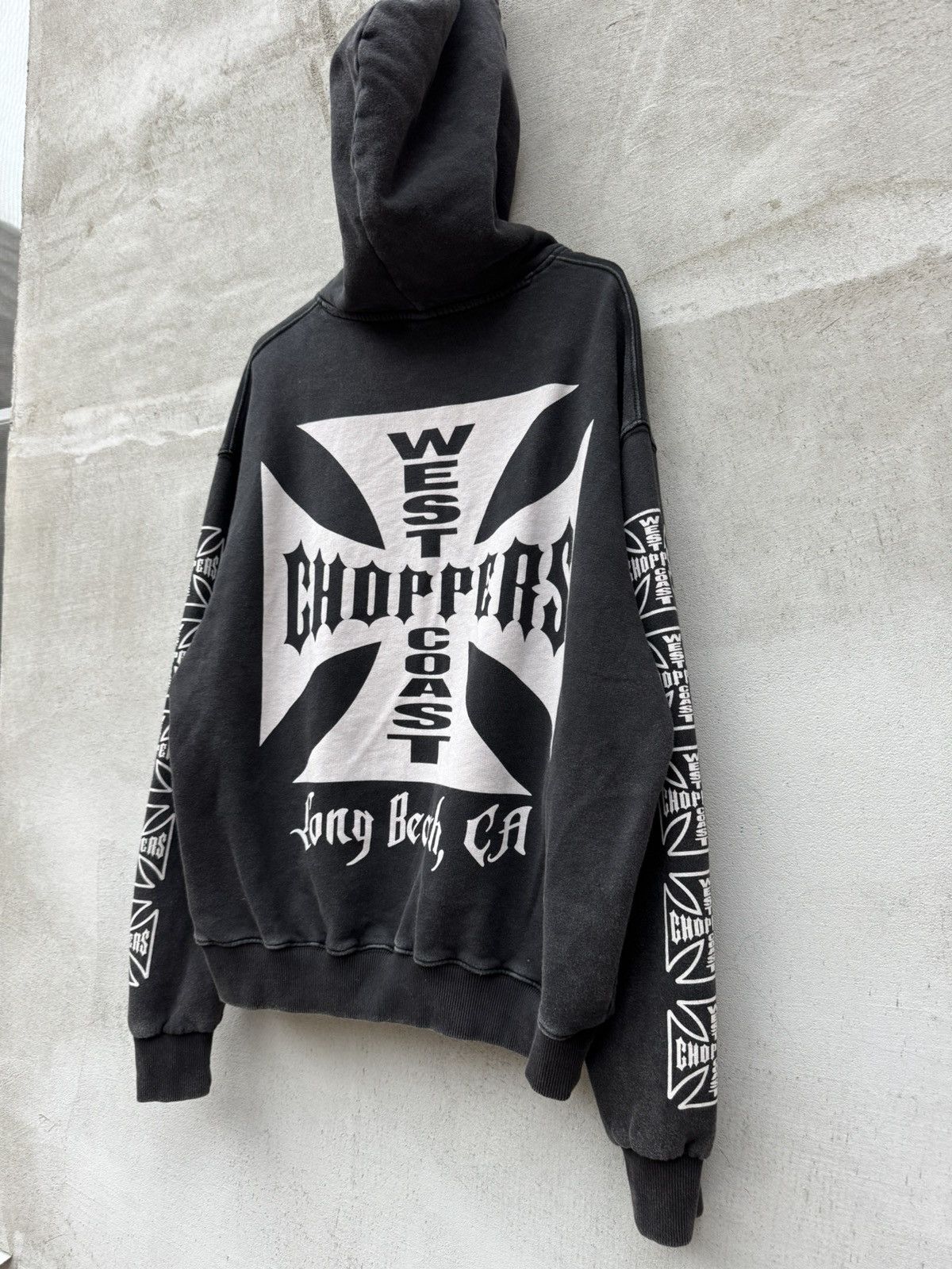 VINTAGE ヴィンテージ 90s WEST COAST CHOPPERS Big Graphics Hoodie 