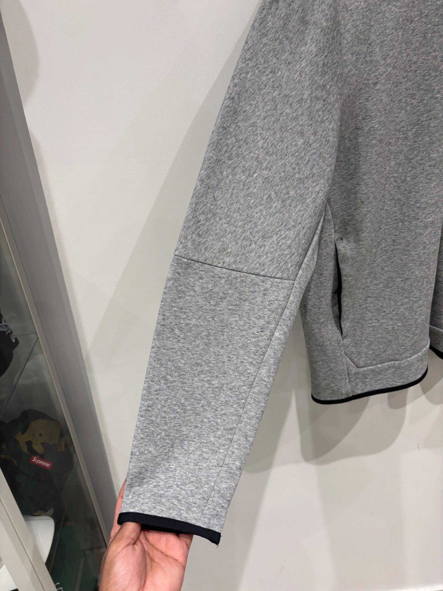 Nike Nike Sportswear Tech Fleece Full Zip Hoodie Grey Size US XL / EU 56 / 4 - 2 Thumbnail