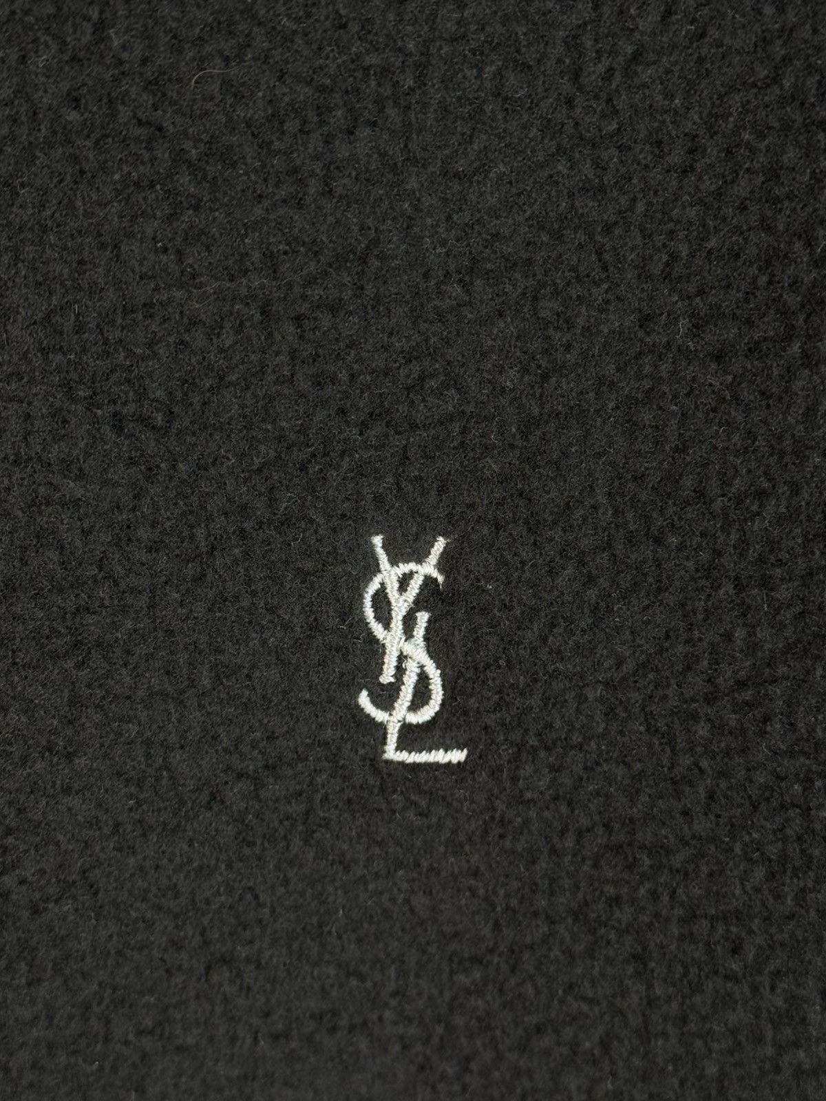 Yves Saint Laurent Fleece YSL Sweatshirt Black Turtleneck Soft Vintage Sweater Size US M / EU 48-50 / 2 - 3 Thumbnail