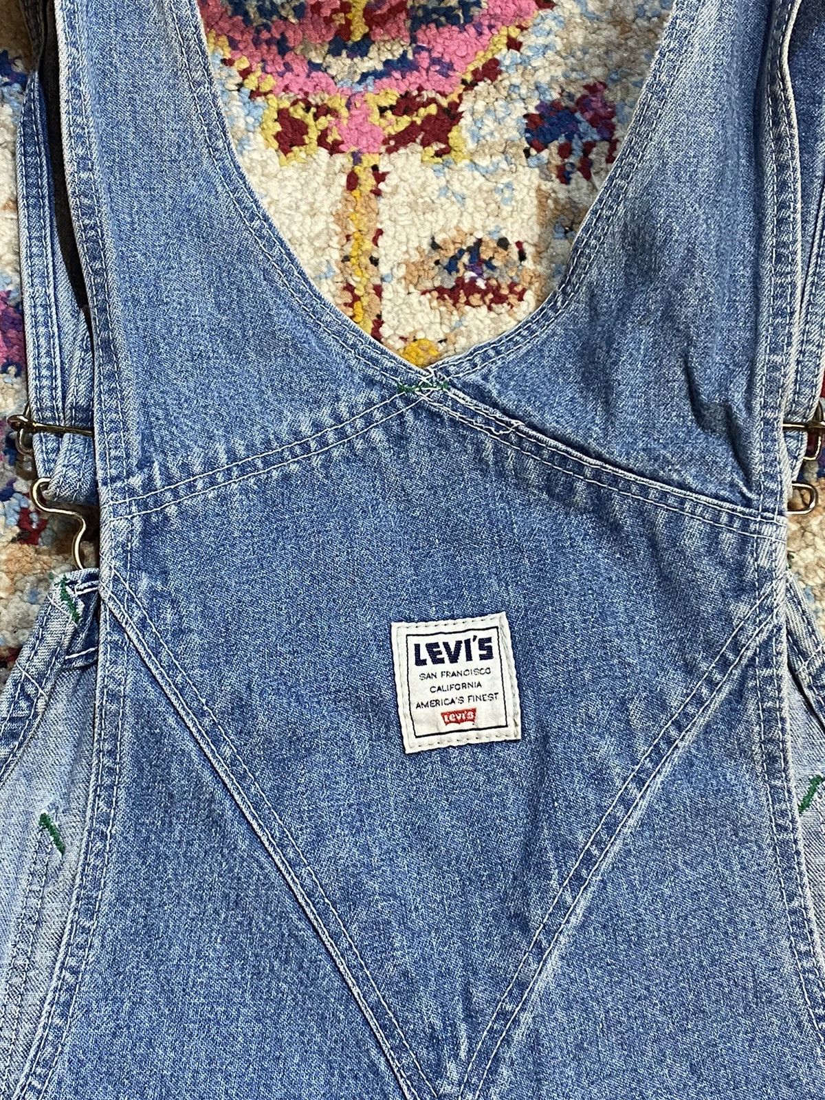 Levi's 90s White Tab Big E Levis Japan Repro Workwear Overall Size US 30 / EU 46 - 17 Thumbnail