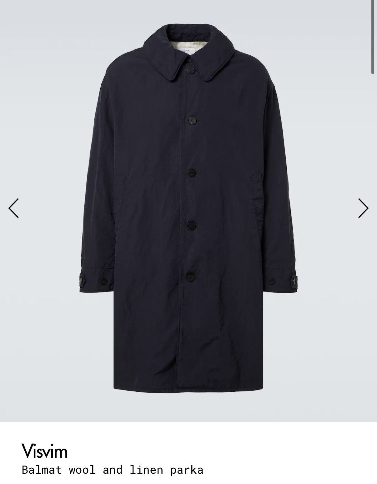 Visvim Visvim Balmat Parka Navy size 3 Size US L / EU 52-54 / 3 - 7 Thumbnail