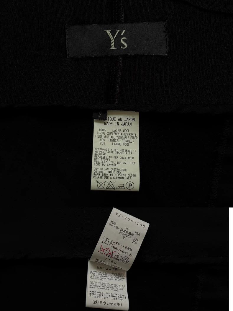 Yohji Yamamoto Yohji Yamamoto Yohji Yamamoto Black Scarf Layered Top Size US M / EU 48-50 / 2 - 9 Thumbnail