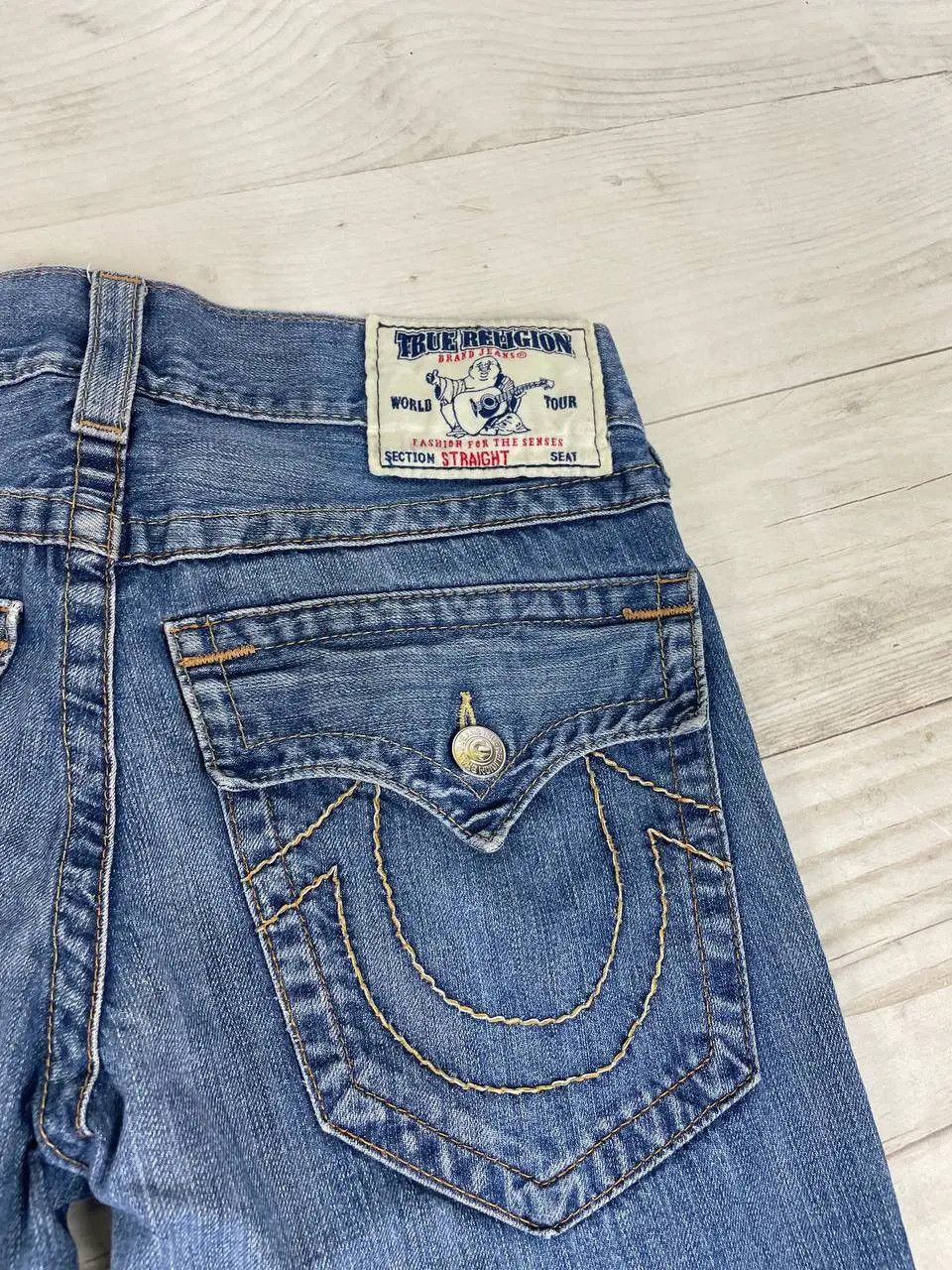 True Religion Vintage True Religion Straight Denim Jeans Baggy Japan Size US 29 - 17 Thumbnail