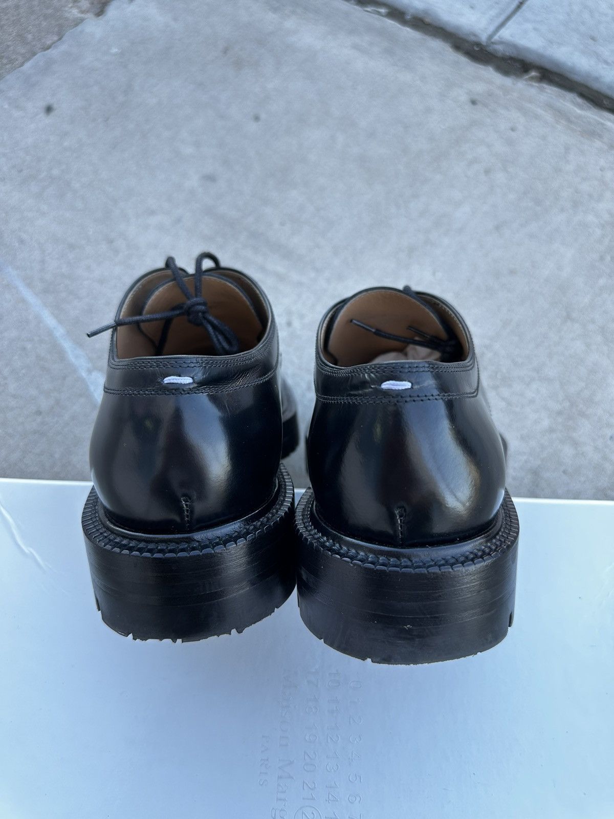 Maison Margiela Maison Margiela Tabi lace-up derby shoes Size US 8 / EU 41 - 8 Thumbnail
