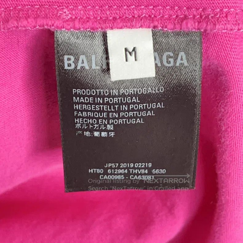 Balenciaga Balenciaga Cotton Crewneck Short-sleeve T-shirt Size M / US 6-8 / IT 42-44 - 4 Thumbnail