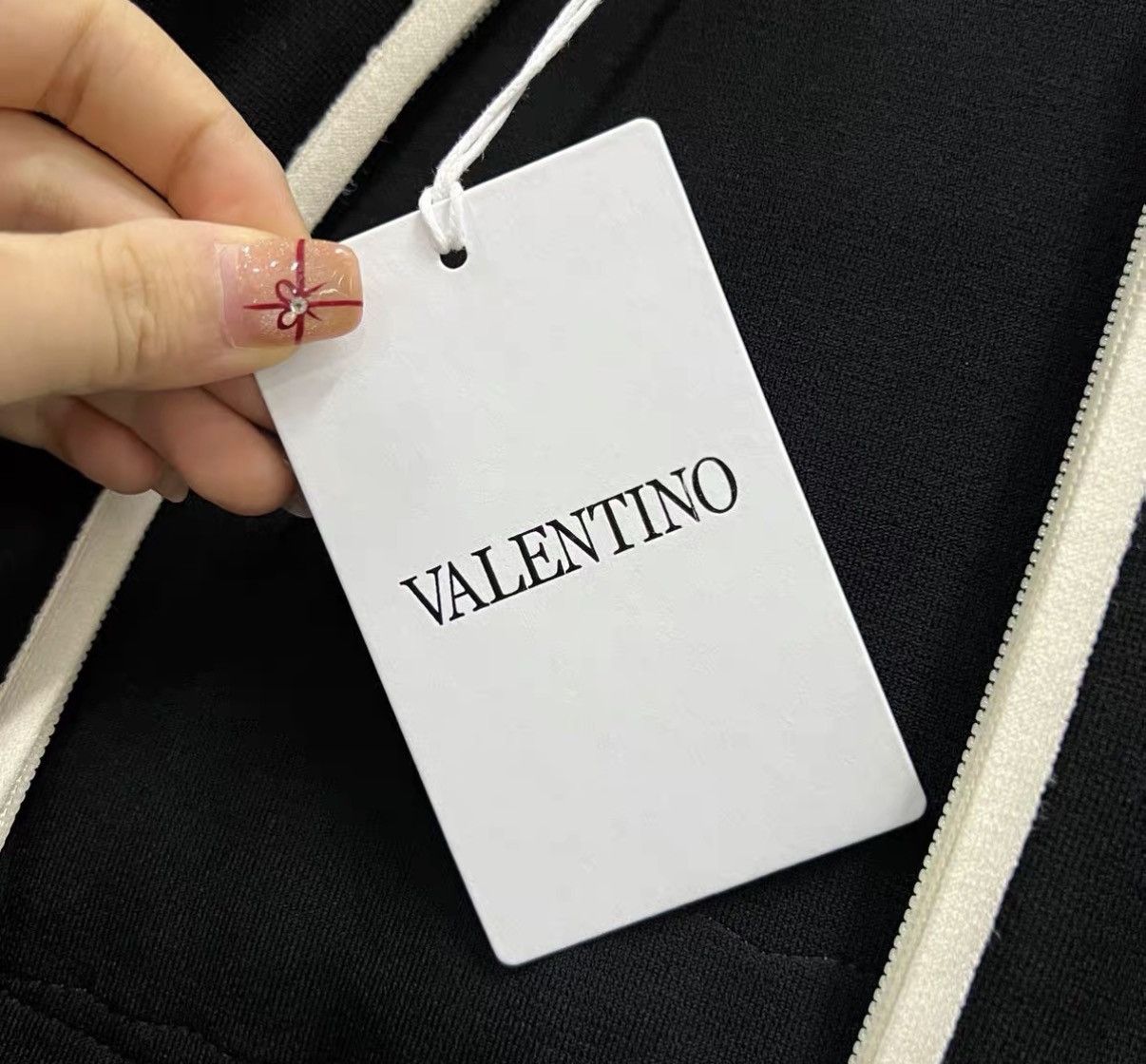 Valentino Valentino Fleece Back Embroidered Logo Jacket J41 Size US S / EU 44-46 / 1 - 4 Thumbnail