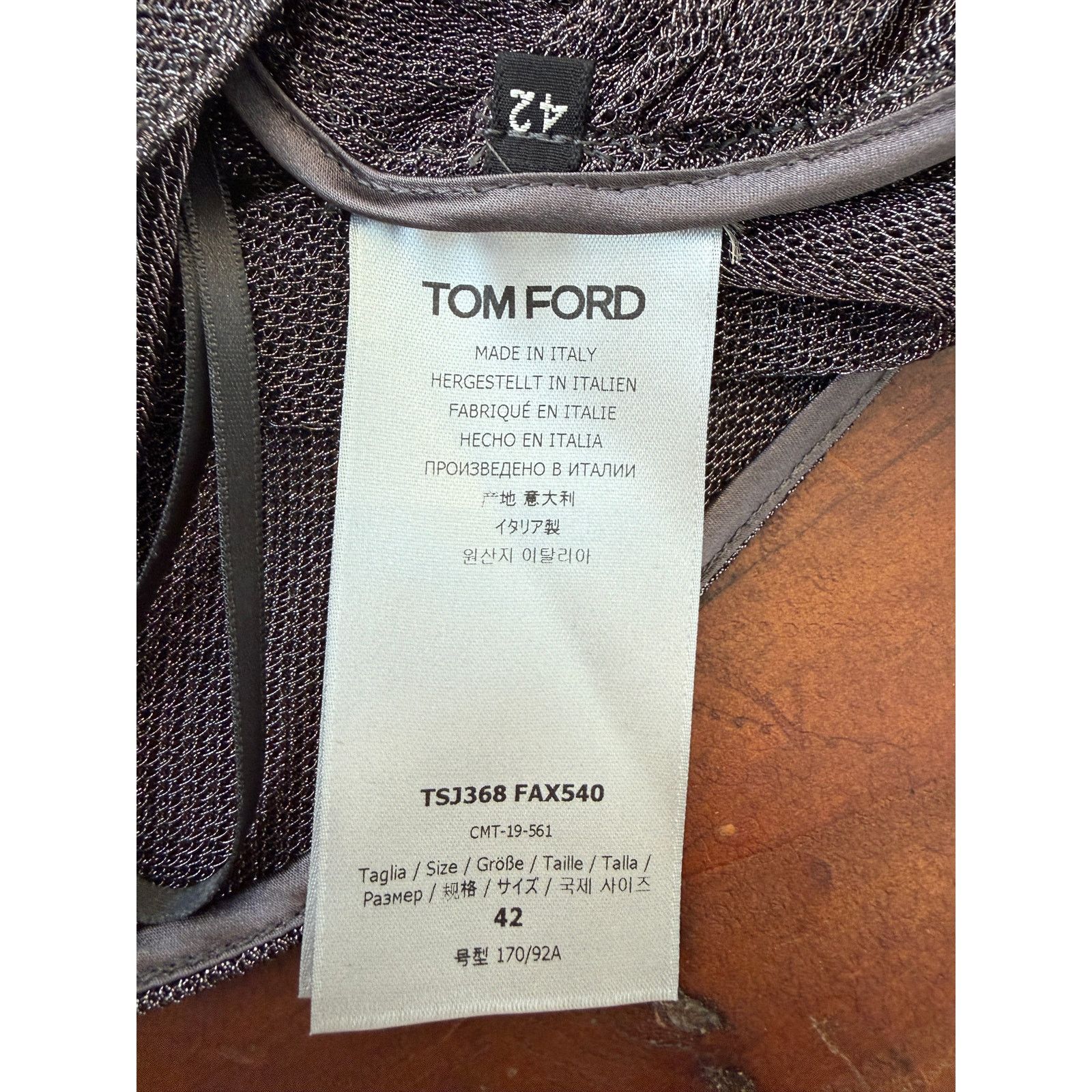 Tom Ford Tom Ford Cowl Neck Draped Top Size M / US 6-8 / IT 42-44 - 4 Thumbnail