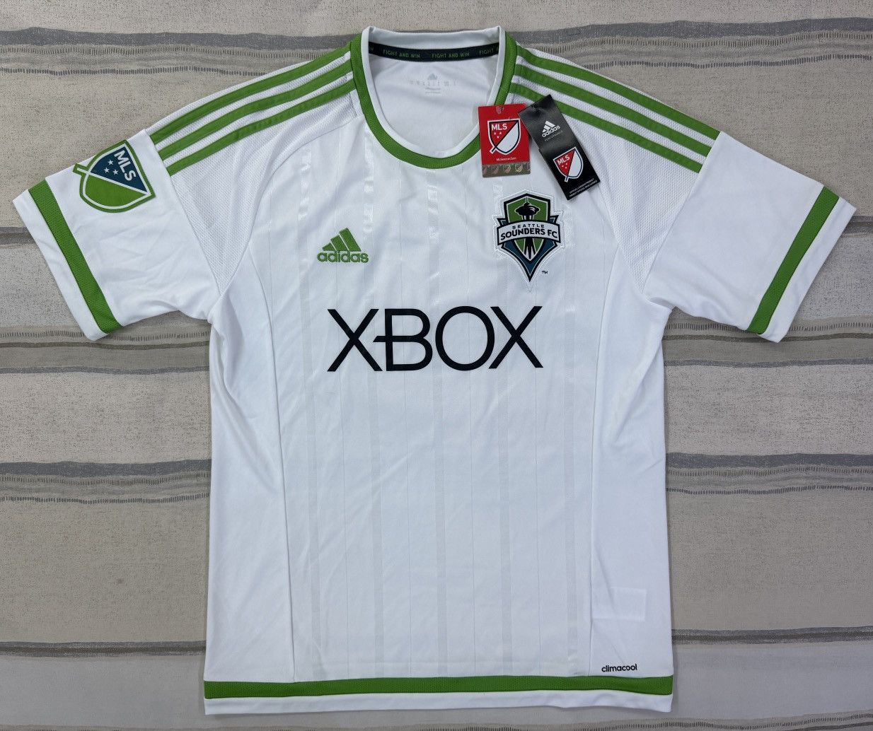 Adidas Adidas Seattle Sounders FC 2015/16 Away Jersey Medium BNWT Size US M / EU 48-50 / 2 - 1 Thumbnail