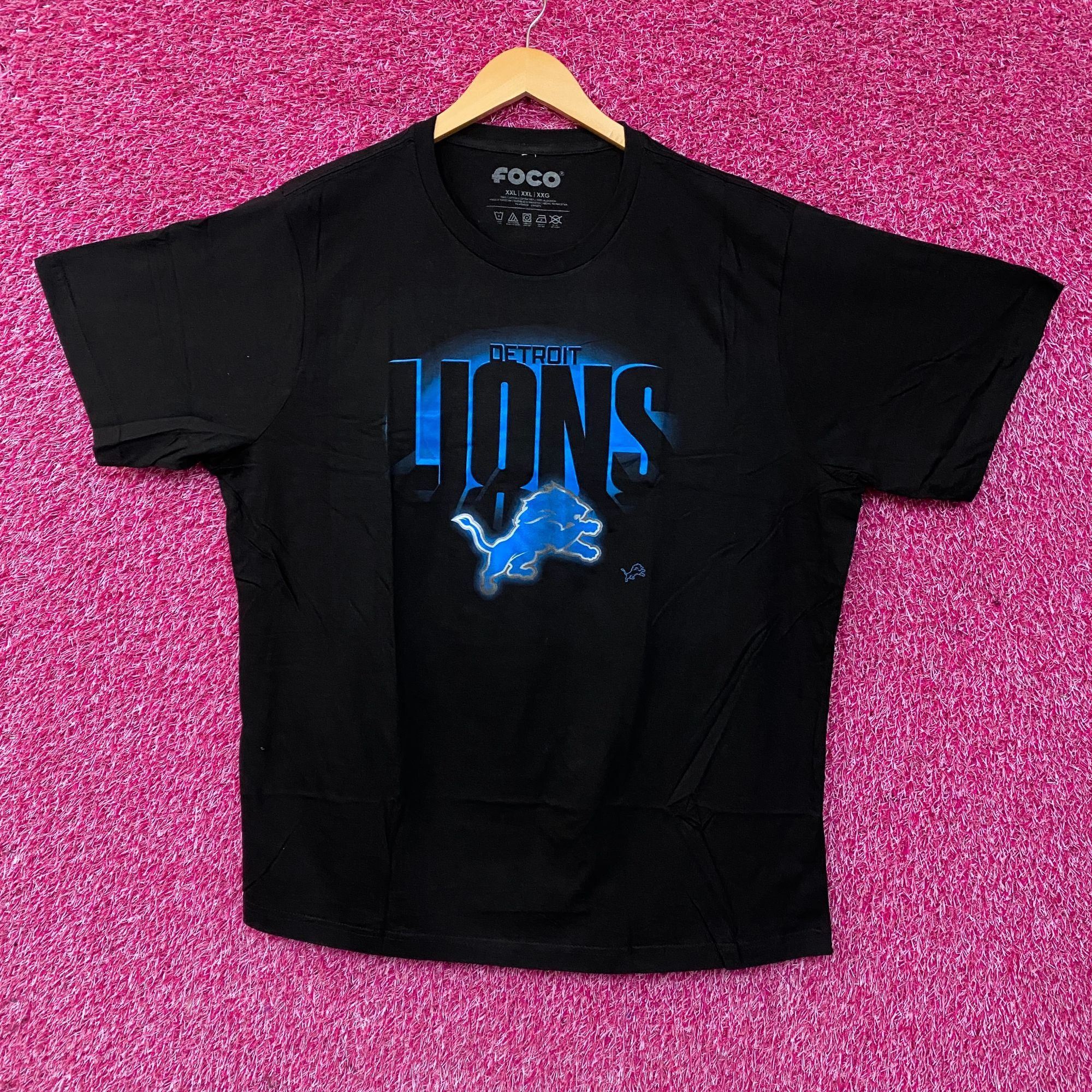 NFL FOCO NFL Detroit Lions Team Logo Graphic T-Shirt 2XL Size US XXL / EU 58 / 5 - 1 Thumbnail