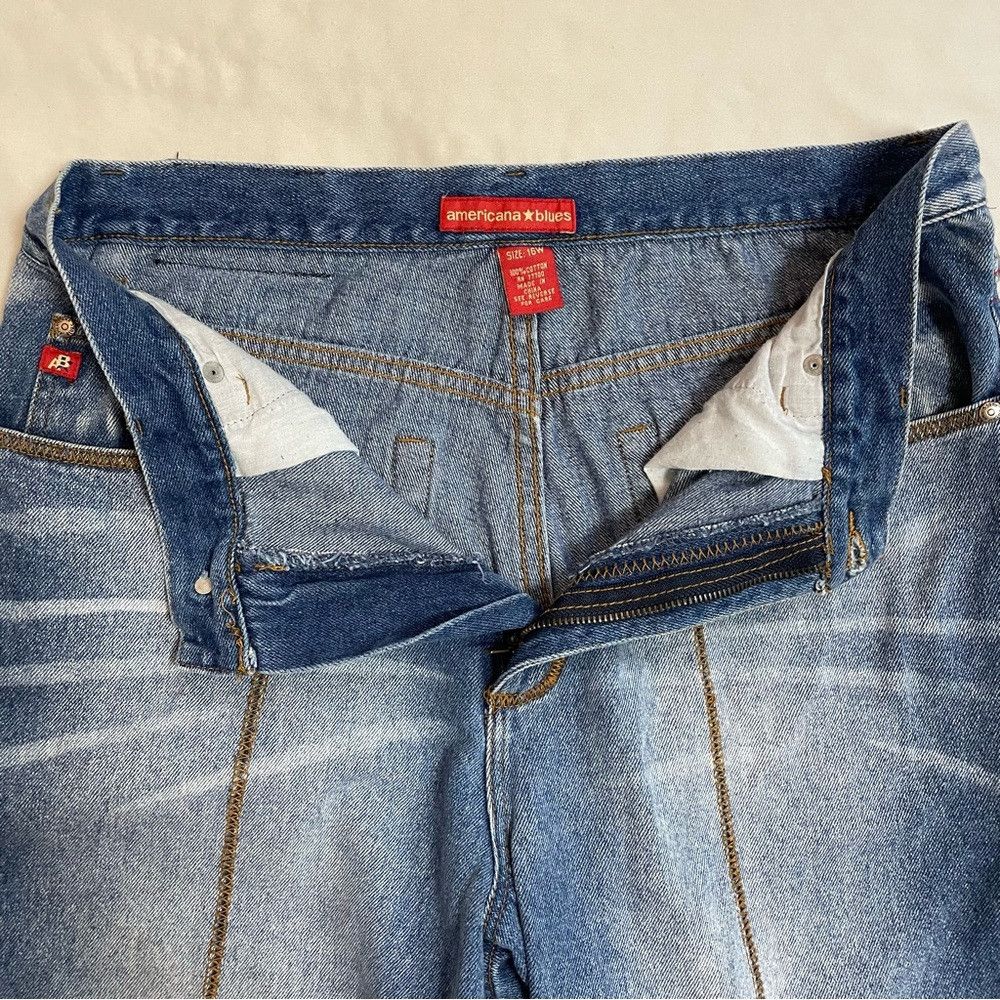 Other Americana Blues Cropped Jeans Size 16W Size 38" / US 16 / IT 52 - 5 Thumbnail