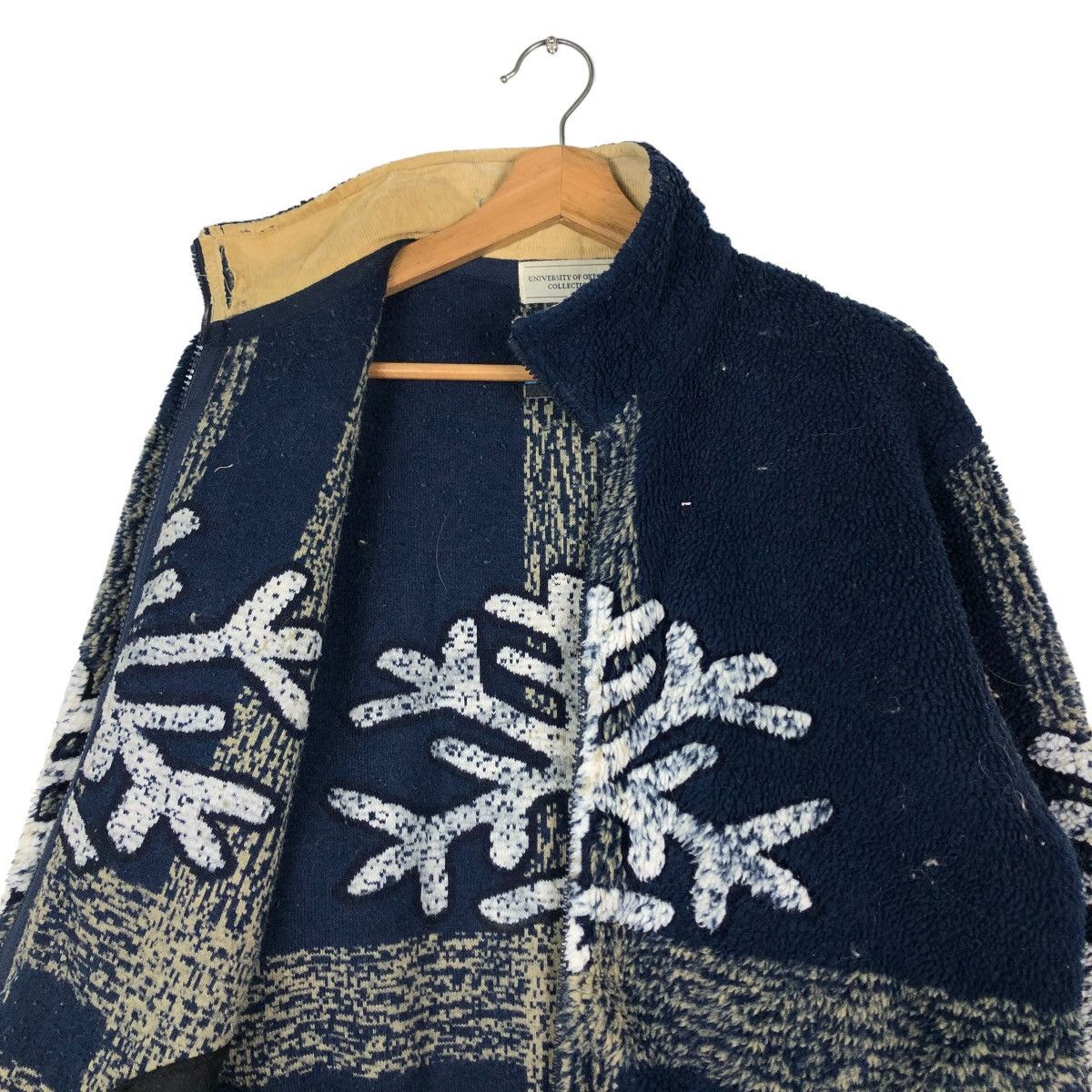Japanese Brand VINTAGE FLEECE ANORAK PULL OVER UNIVERSITY OF OXFORD NATIVE Size US M / EU 48-50 / 2 - 12 Thumbnail