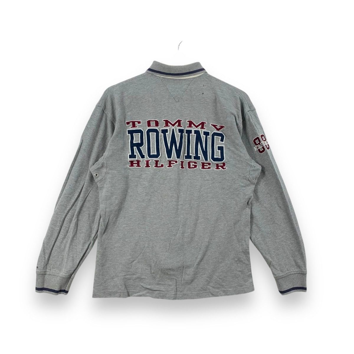 Tommy Hilfiger Vintage TOMMY HILFIGER ATHLETICS Rowing Polo Tee Shirt Top Size US L / EU 52-54 / 3 - 5 Thumbnail