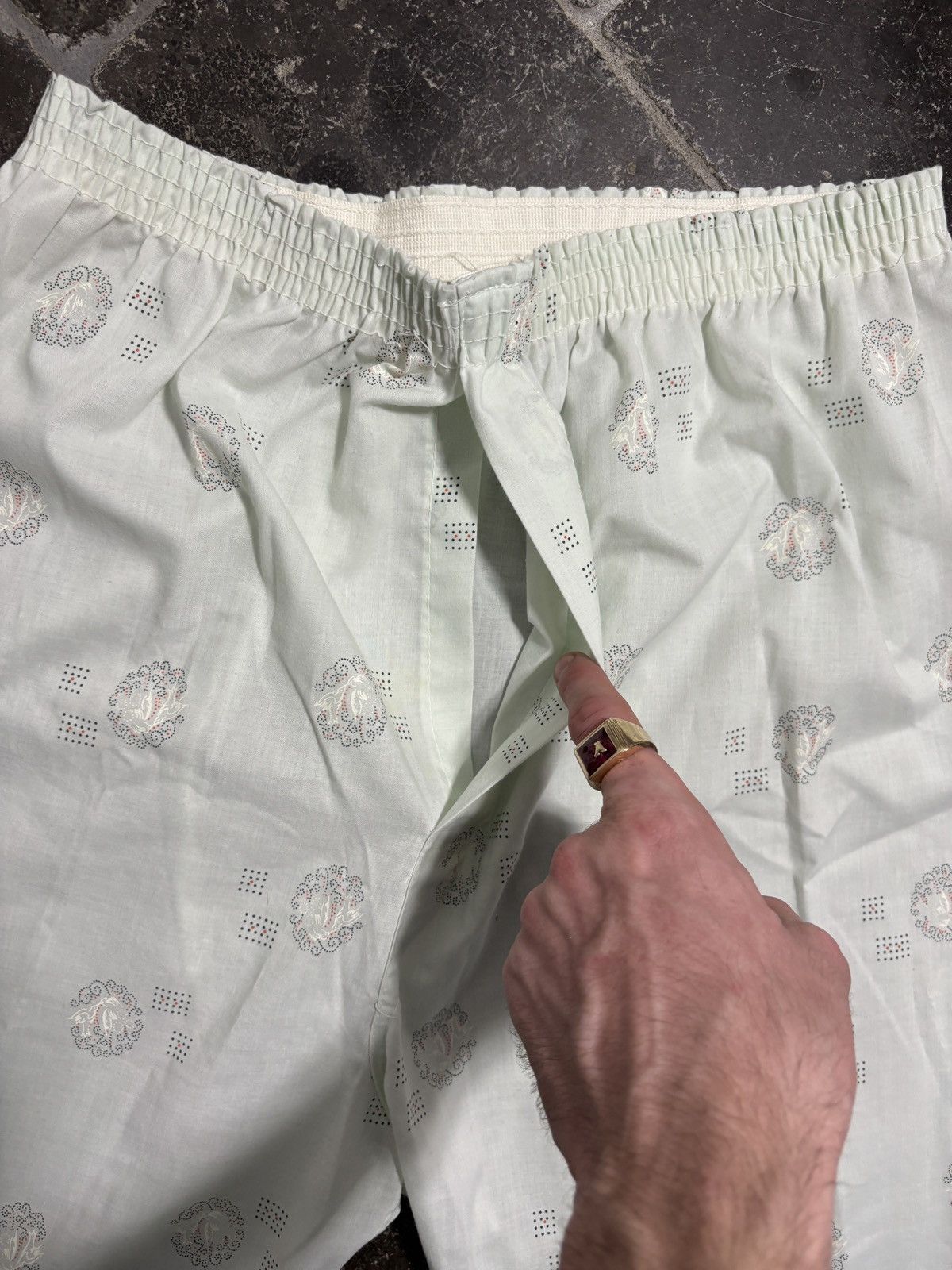 Vintage True Vintage Pajama Set 60s 70s Matching PJs Two Piece Suit Size US 32 / EU 48 - 12 Thumbnail