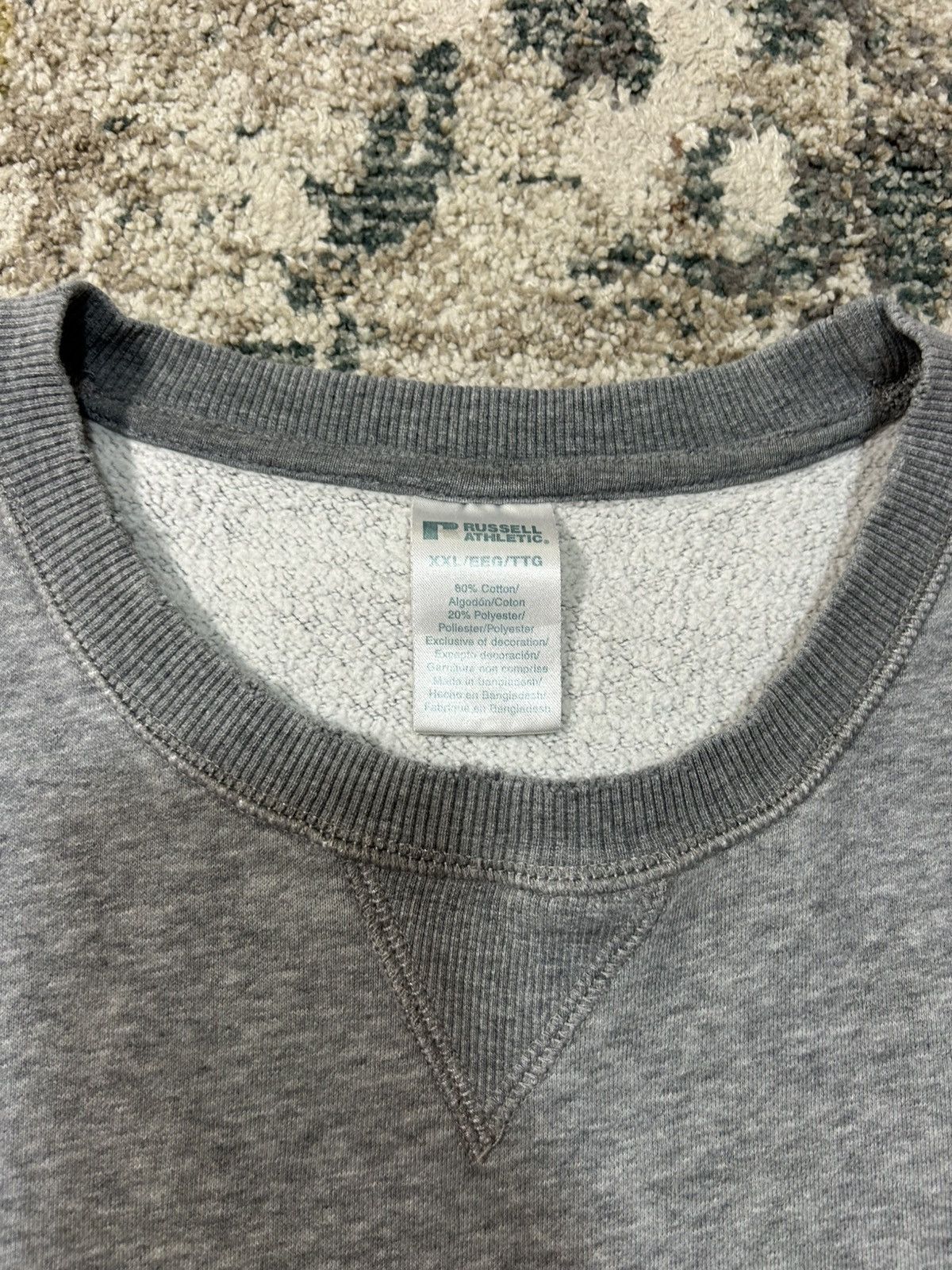 Russell Athletic Russell Athletics R-Logo Grey Crewneck Sweatshirt Size US XXL / EU 58 / 5 - 2 Thumbnail