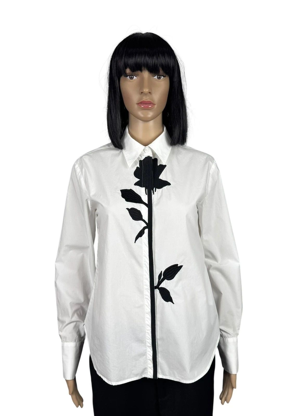 Blumarine Blugirl Blumarine Printed Shirt Flower size UK6 IT38 Size XS / US 0-2 / IT 36-38 - 1 Thumbnail