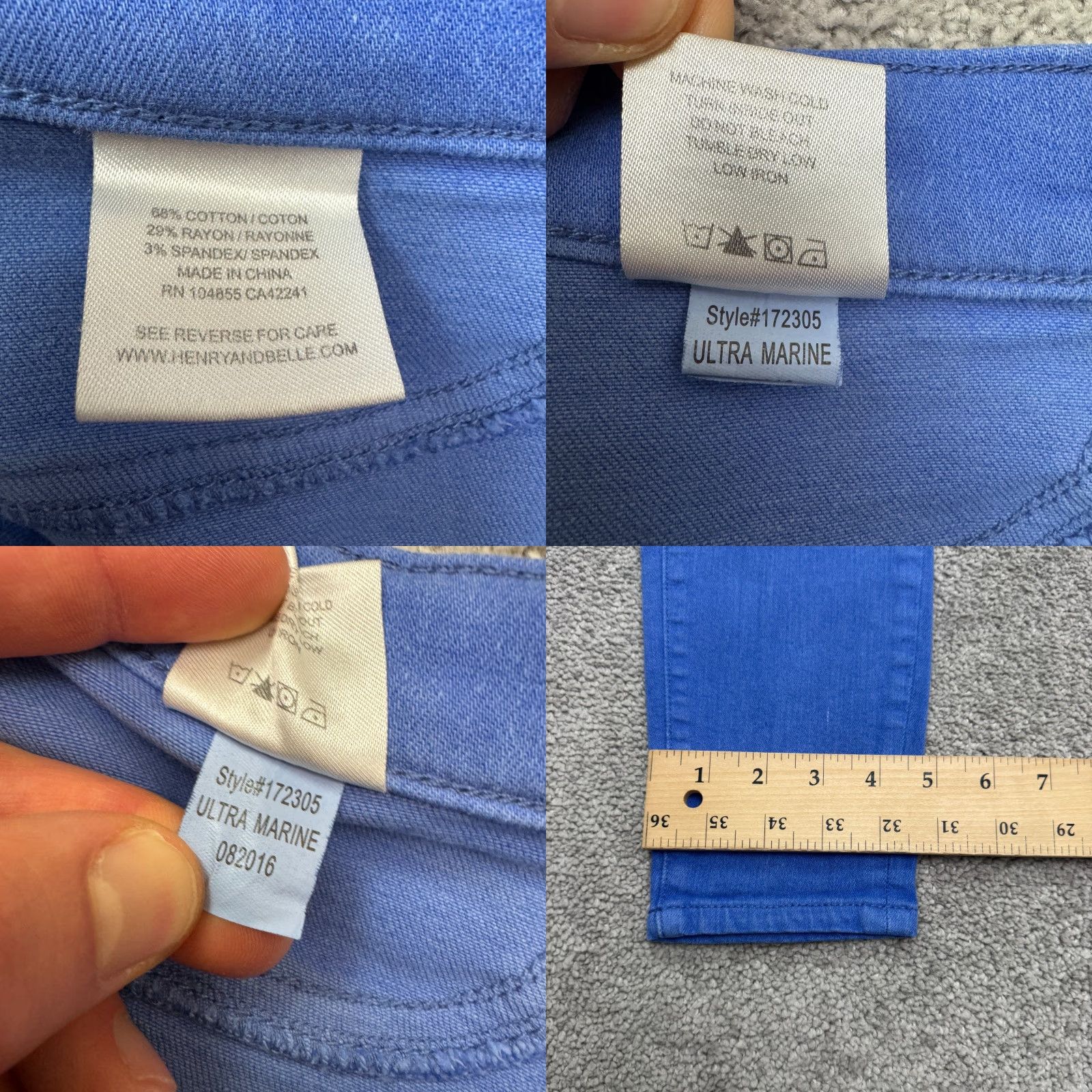 Denime Lila Ryan Jeans Womens Skinny Denim 25 28x28 Blue Mid Rise Stretch City Streetwear Vintage No (Updated) Size 42" / US 20 - 8 Thumbnail