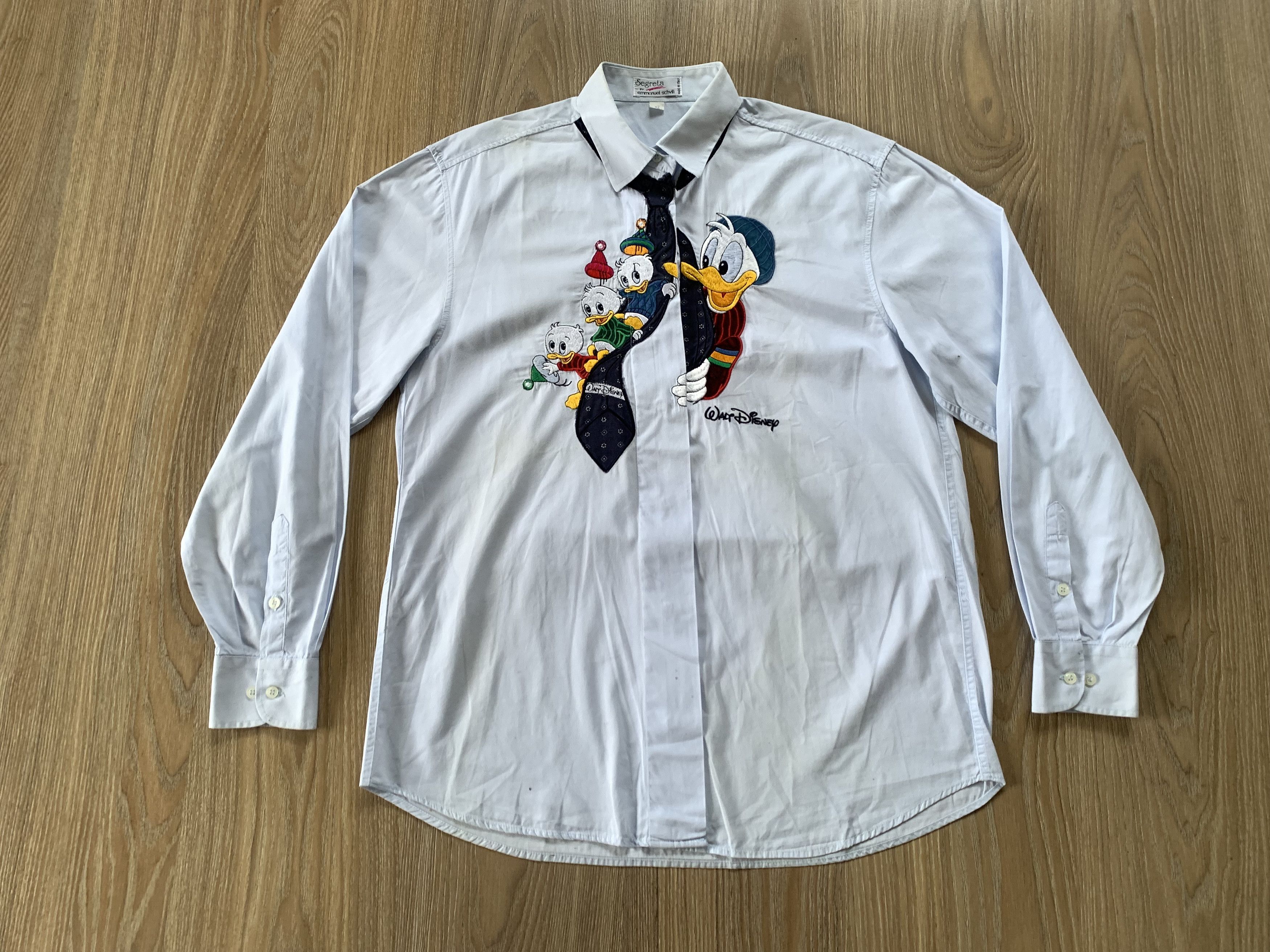 Disney Segreta By Schivili Disney Donald Duck Printed Button Up Size US L / EU 52-54 / 3 - 2 Thumbnail