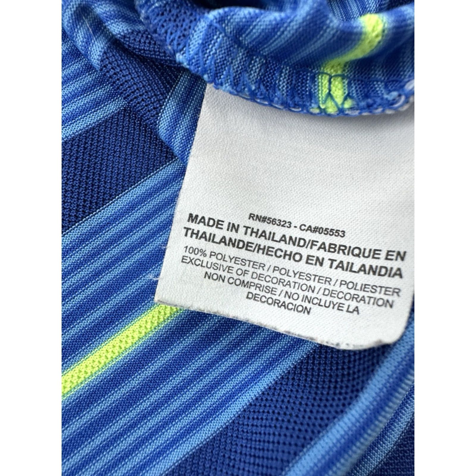Nike Nike Shirt Mens Medium Blue Striped Golf Polo Dri-Fit Tour Performance Victory Size US M / EU 48-50 / 2 - 5 Thumbnail