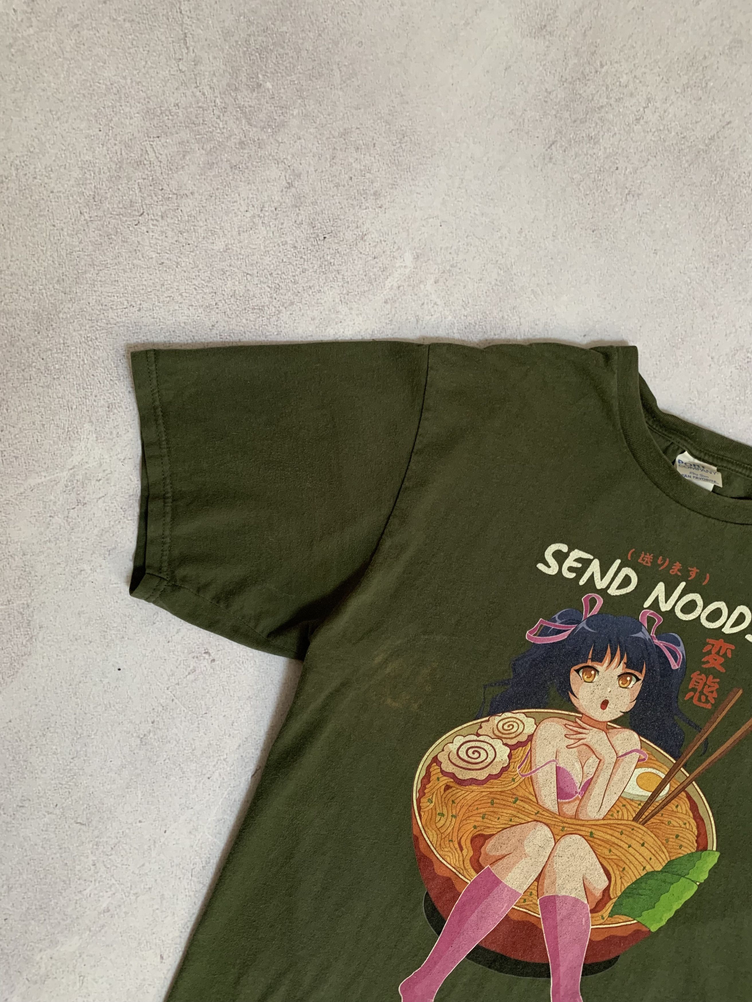 Vintage Vintage Send Noods T Shirt Anime Baggy Distressed Crazy 90s Size US M / EU 48-50 / 2 - 3 Thumbnail