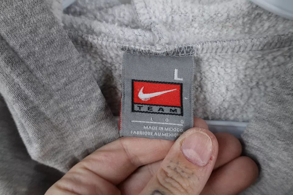 Nike × Vintage Vintage Nike Championship State University Football Hoodie Size US L / EU 52-54 / 3 - 14 Thumbnail