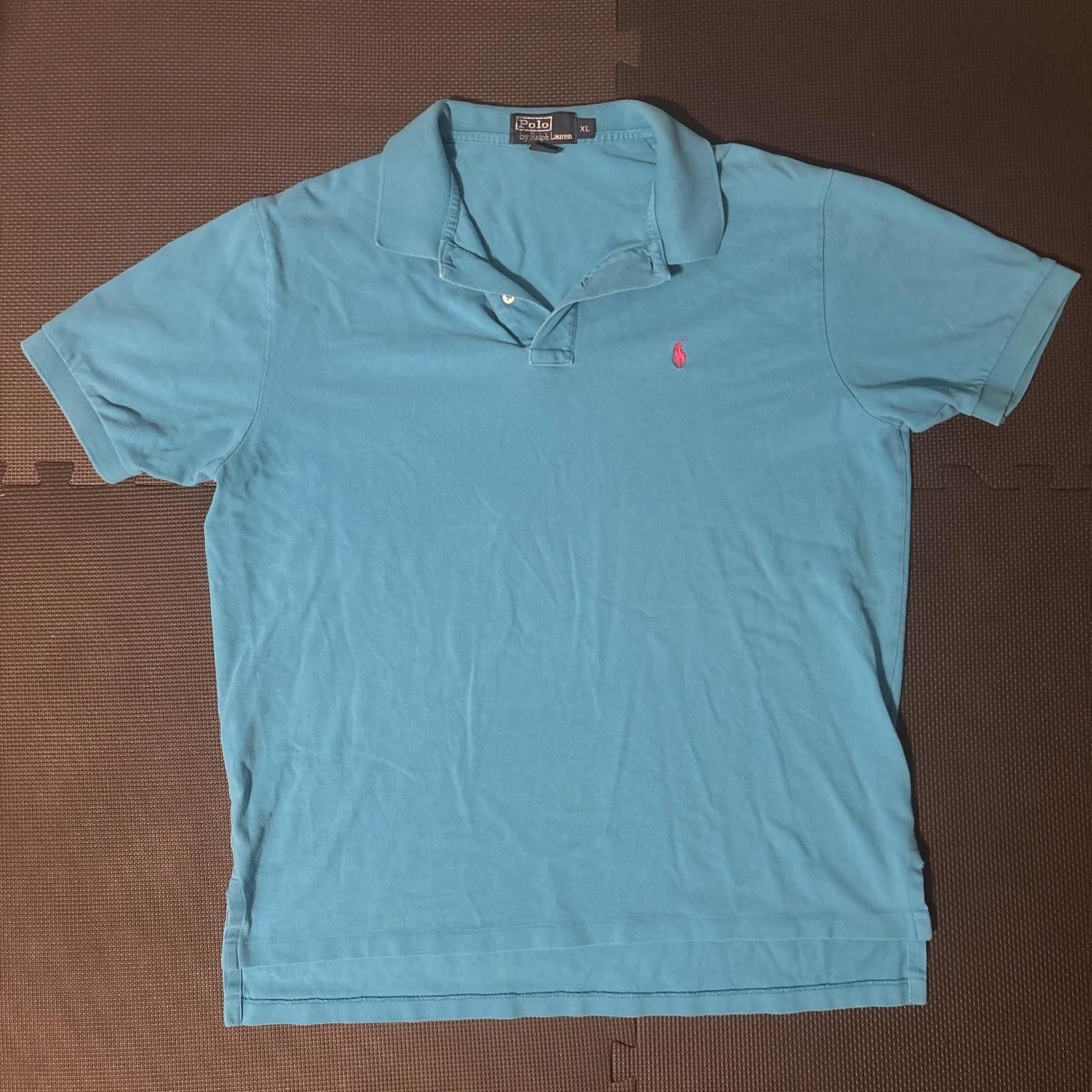 Polo Ralph Lauren Vintage Polo Ralph Lauren Polo Blue Shirt Mens Large Size US XL / EU 56 / 4 - 1 Thumbnail