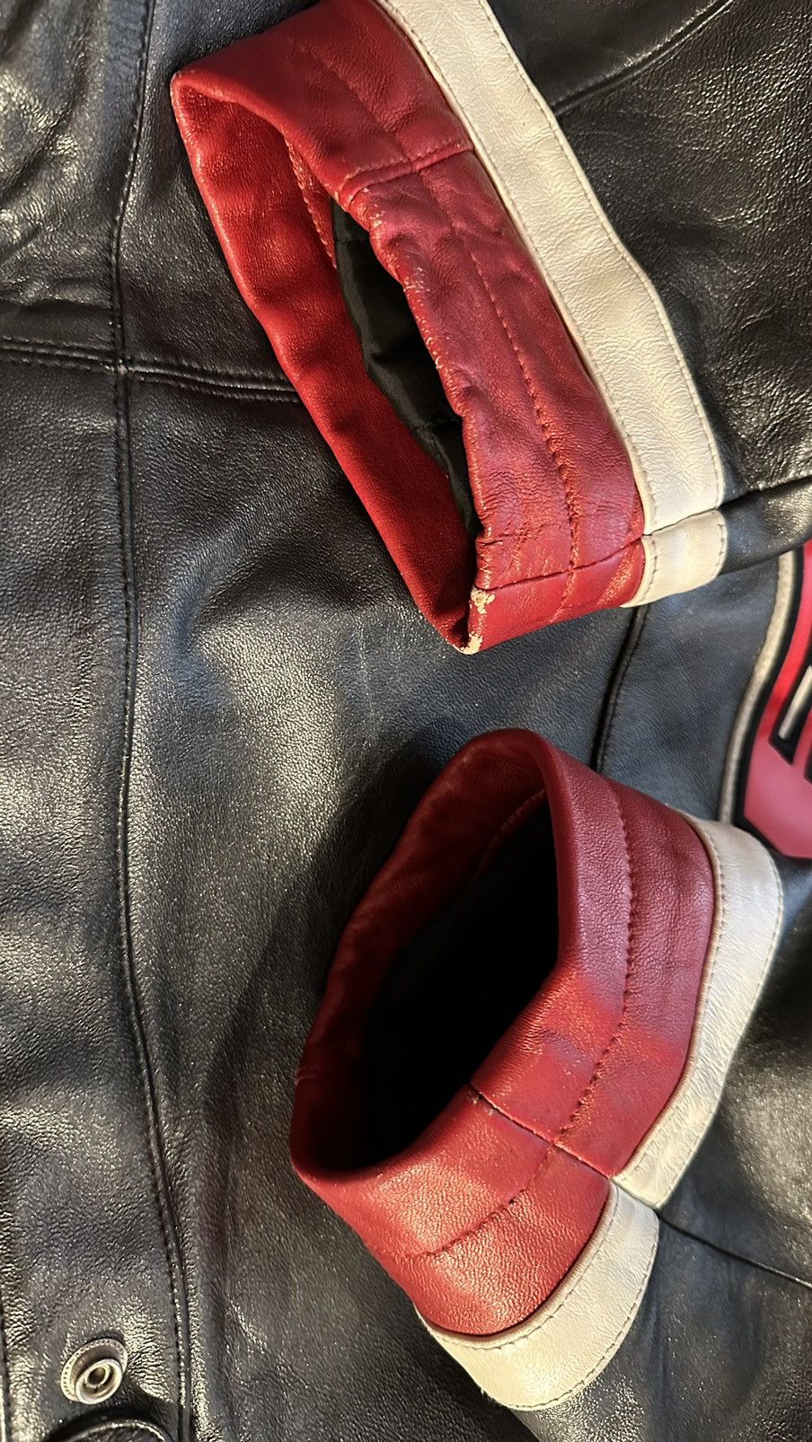 Avirex Vintage Avirex 90’s Supercross Black Spider leather jacket Size US XXL / EU 58 / 5 - 12 Thumbnail