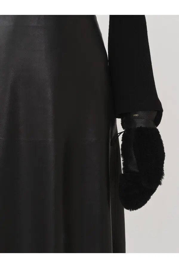 Chloe o1loc1c11125 Size: OS / Gloves Shearling in Black Size ONE SIZE - 2 Thumbnail