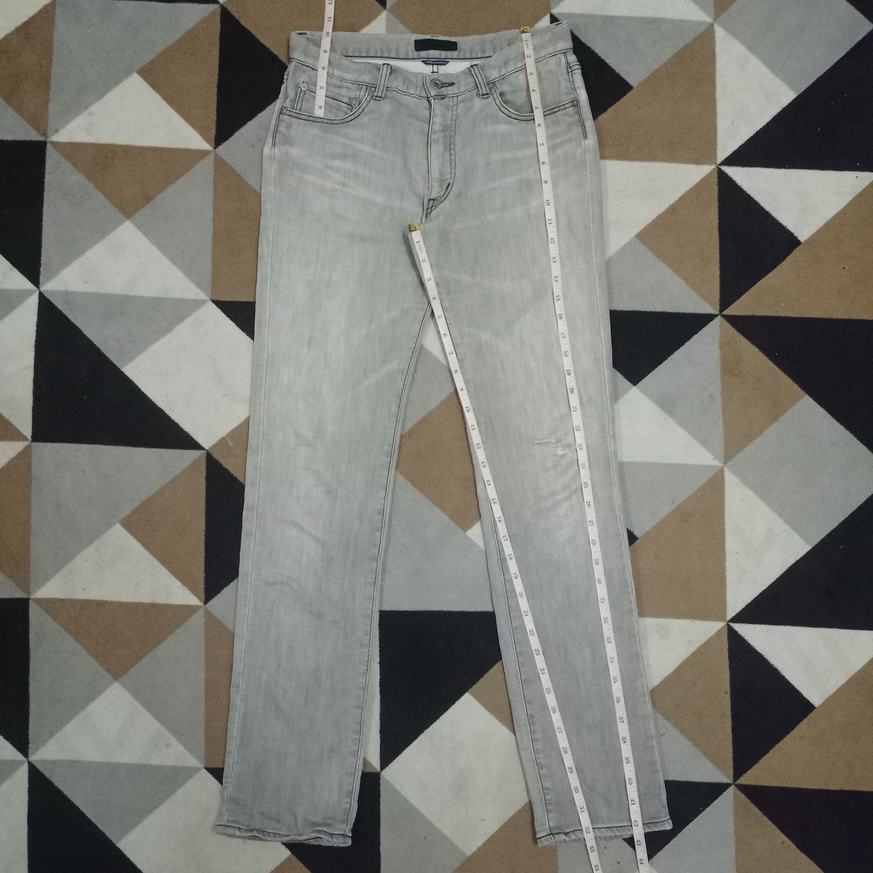 Carpe Diem × junhashimoto × wjk Vintage Japan Junhashimoto Distressed Faded Grey Jeans 30x33 Size US 30 / EU 46 - 10 Thumbnail