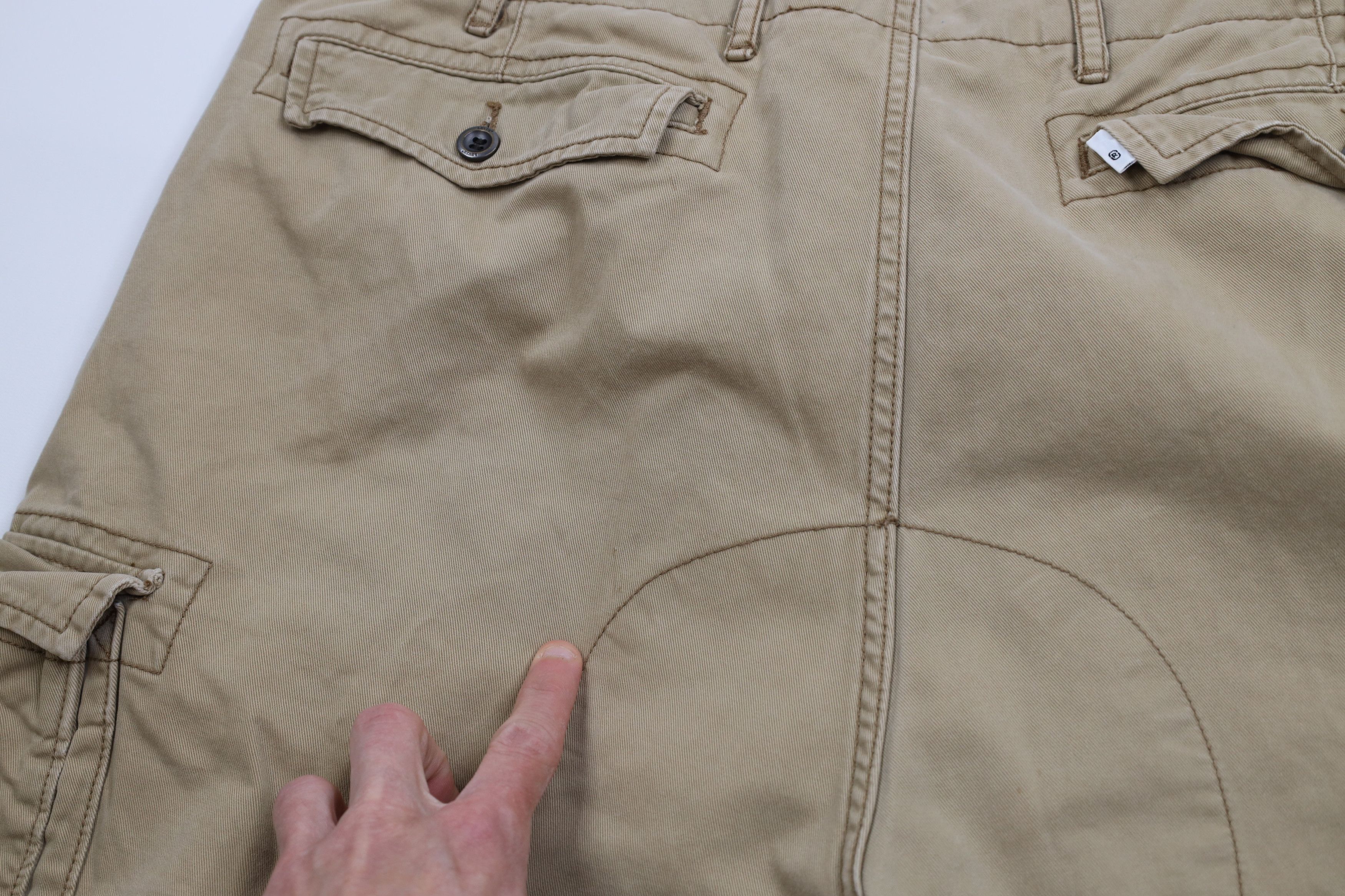 Levi's Vintage Y2K Levis Baggy Wide Leg Cargo Pants Brown Cotton Size US 40 / EU 56 - 13 Thumbnail