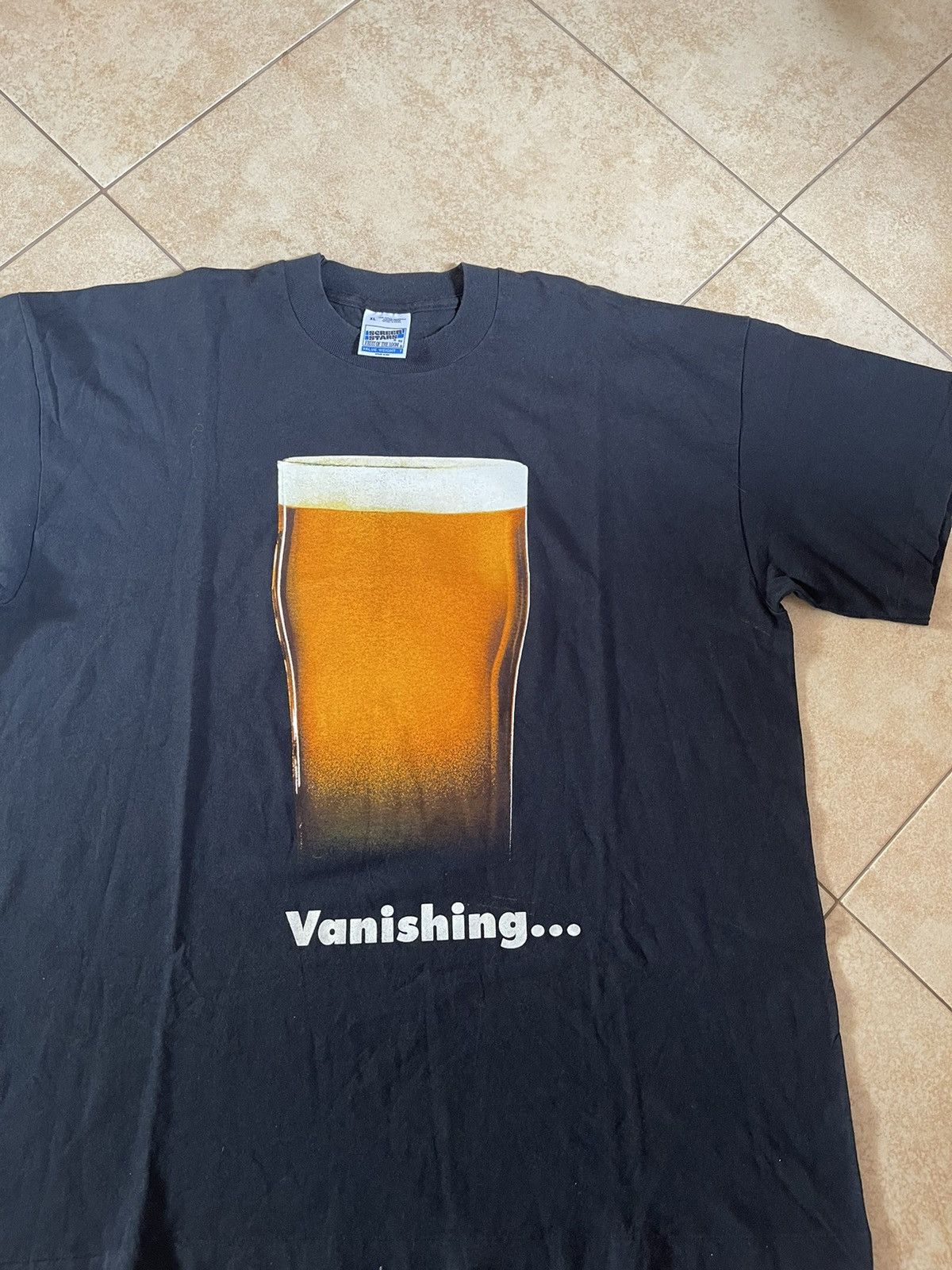 Vintage Vintage Vanishing Cream Beer shirt screen stars Size US XL / EU 56 / 4 - 3 Thumbnail