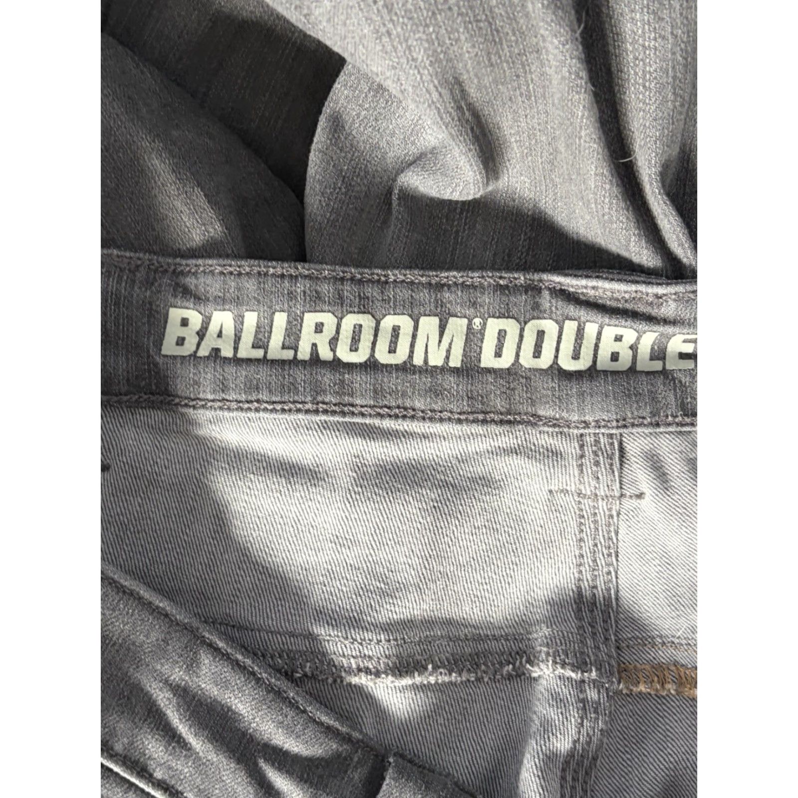 Doublet Duluth Ballroom Double Flex Men's Gray Denim Jeans Relaxed Fit 42x34 Workwear Straight Leg 5-Pocket Denim Pants Size US 42 / EU 58 - 5 Thumbnail