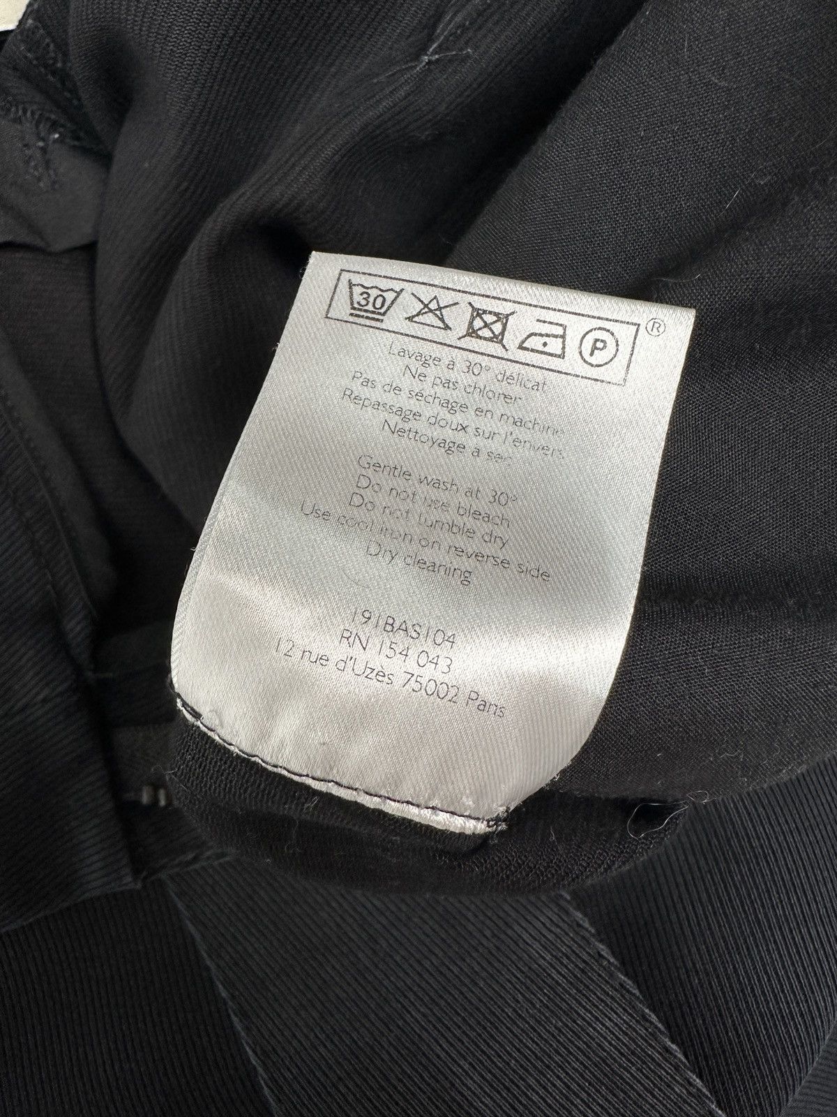 Sezane SEZANE Belted Black Lyocell / Cotton Trousers size 40 Size 28" / US 6 / IT 42 - 11 Thumbnail