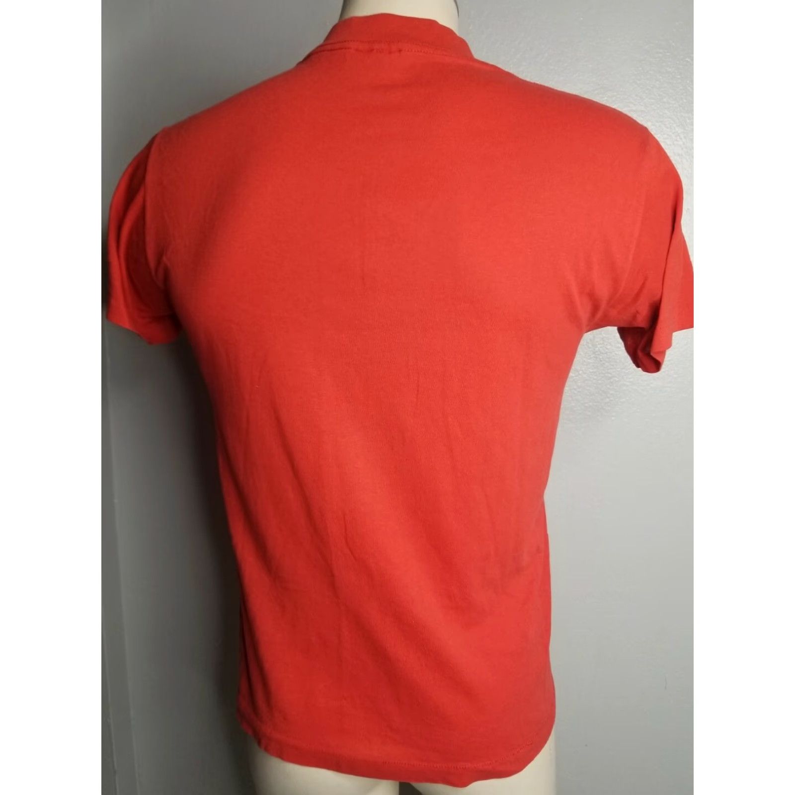TEE JAYS VINTAGE Tee Jays New York Statue Of Liberty Single Stitch Red T Shirt M Mens USA 80s Size US M / EU 48-50 / 2 - 7 Thumbnail