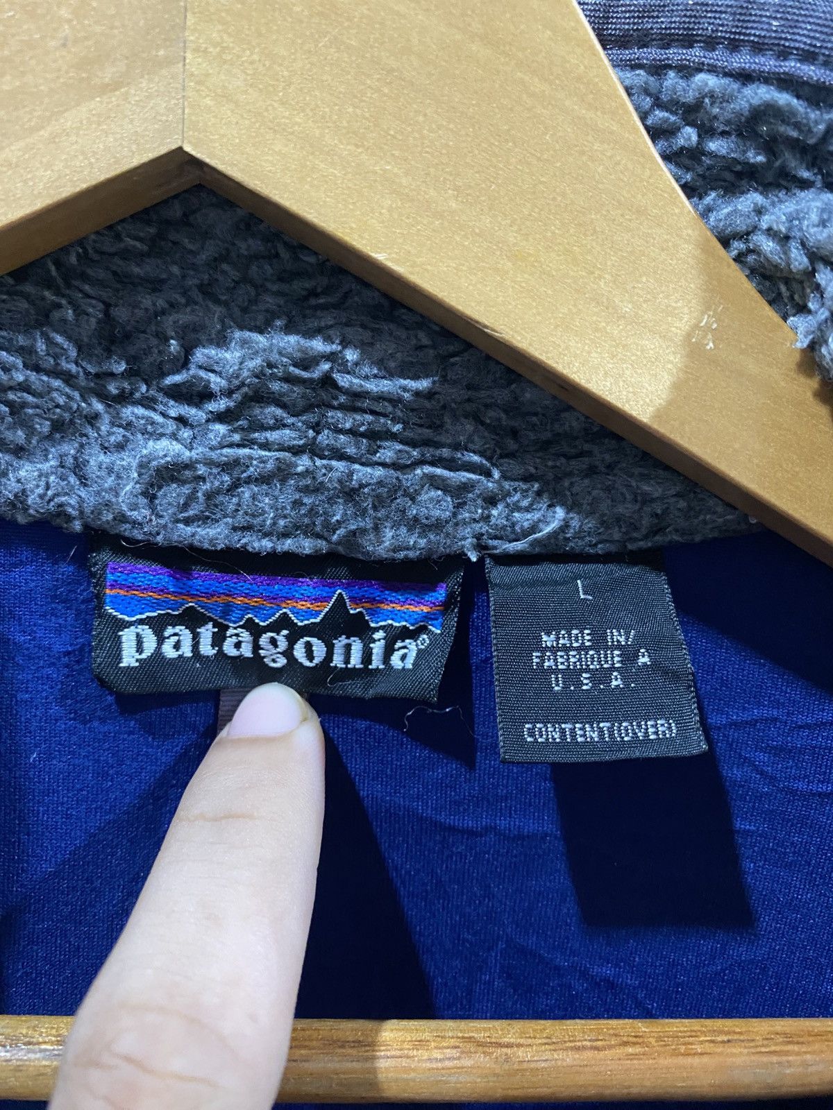 Patagonia Vintage Patagonia Deep Pile Retro Fleece Jacket Size US L / EU 52-54 / 3 - 4 Thumbnail