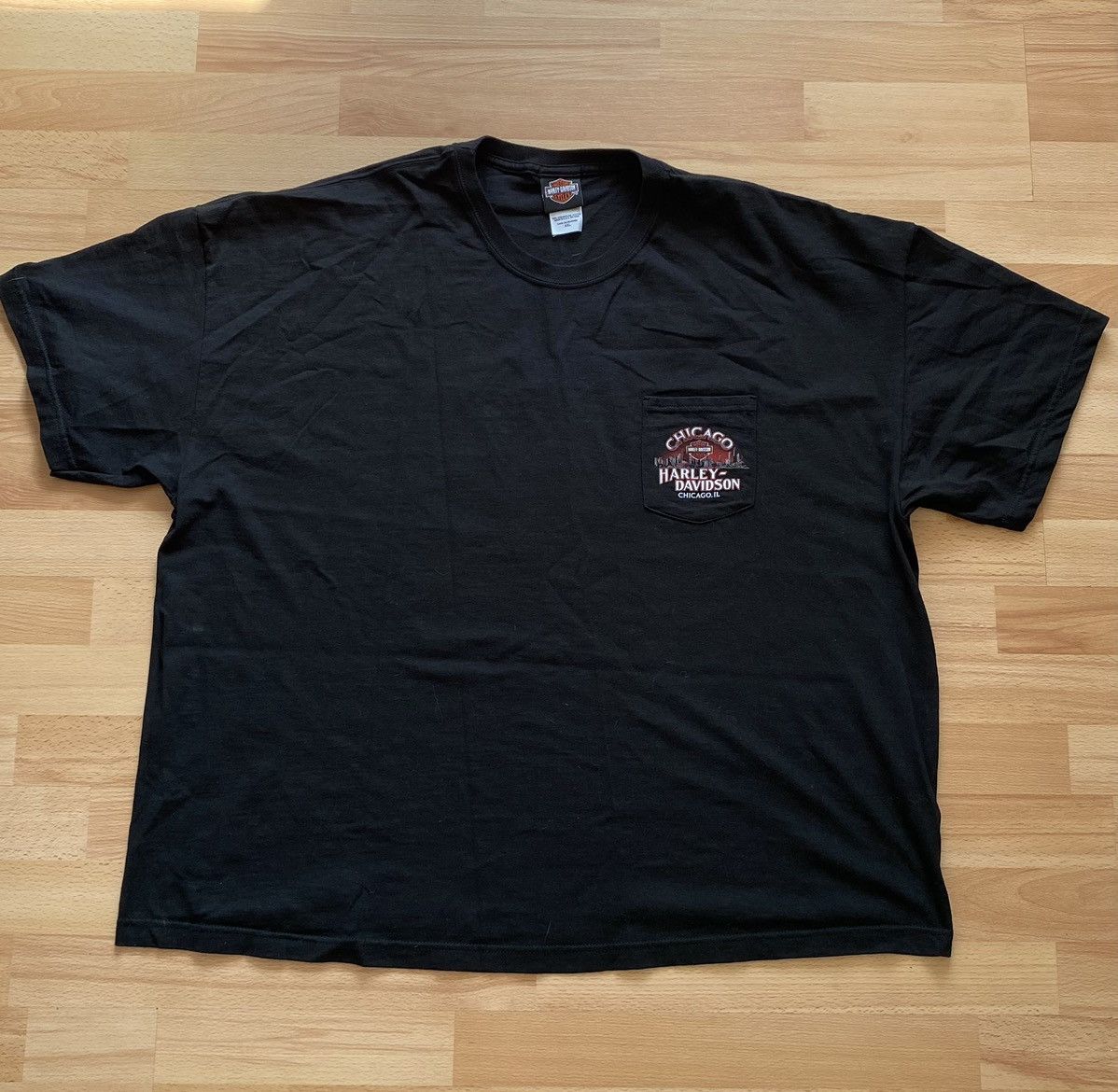 Harley Davidson VTG 2003 Harley Davidson Motorcycles Chicago Illinois Shirt Size US XXL / EU 58 / 5 - 4 Thumbnail