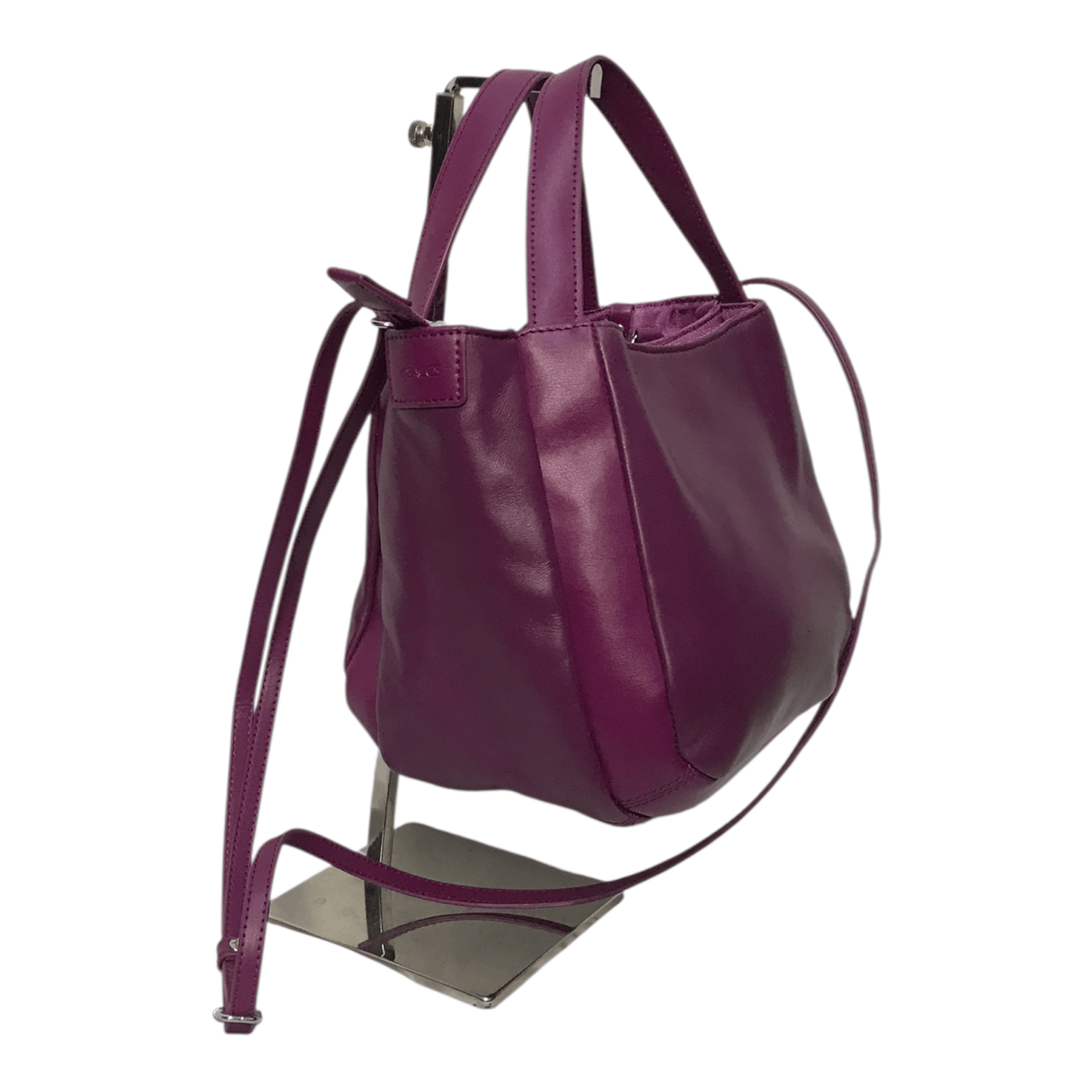Yohji Yamamoto Yohij Yamamoto Y’Saccs Purple Leather Sling Bag Size ONE SIZE - 5 Thumbnail
