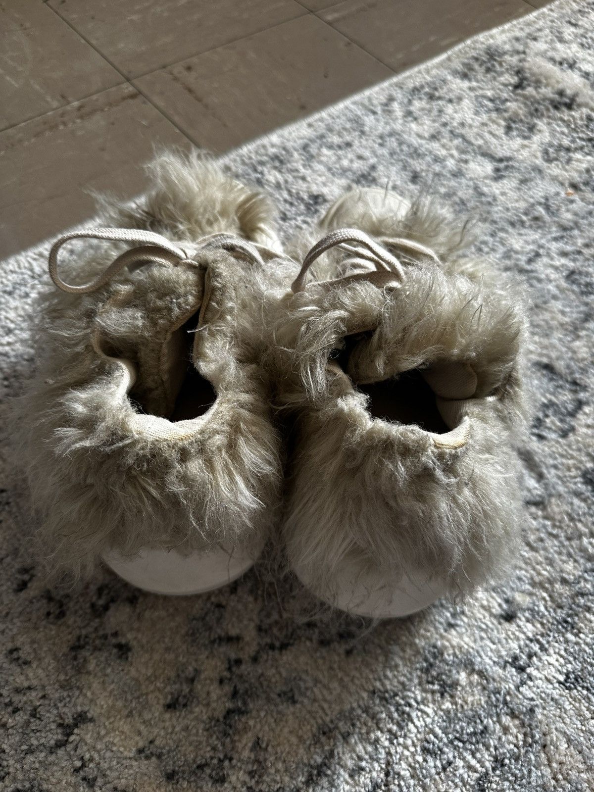 Rick Owens Drkshdw yeti fur rick owens drkshdw low top sneakers Size US 7.5 / IT 37.5 - 2 Thumbnail