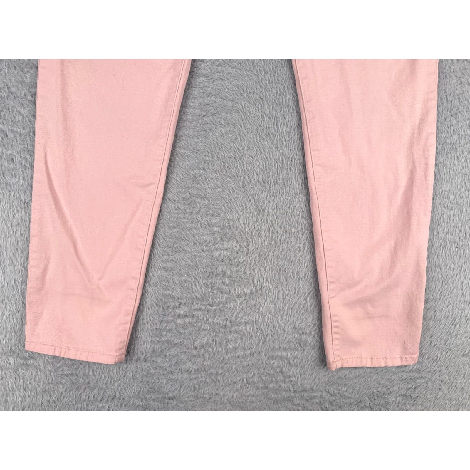 Vintage BeBop Juniors 11 Pink Denim Tapered Jeans Mid Rise 32x27 Womens Size 32" / US 10 / IT 46 - 2 Thumbnail