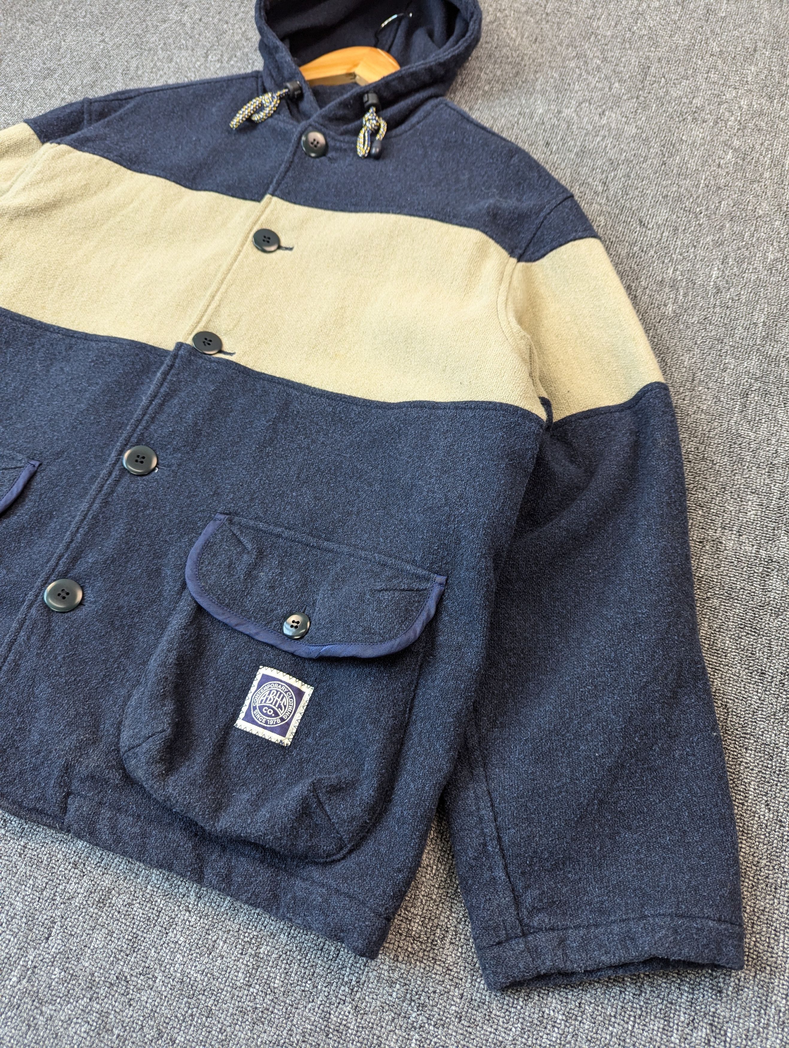 ABAHOUSE Vintage Abahouse Button Ups Hooded Jacket Size US XL / EU 56 / 4 - 2 Thumbnail