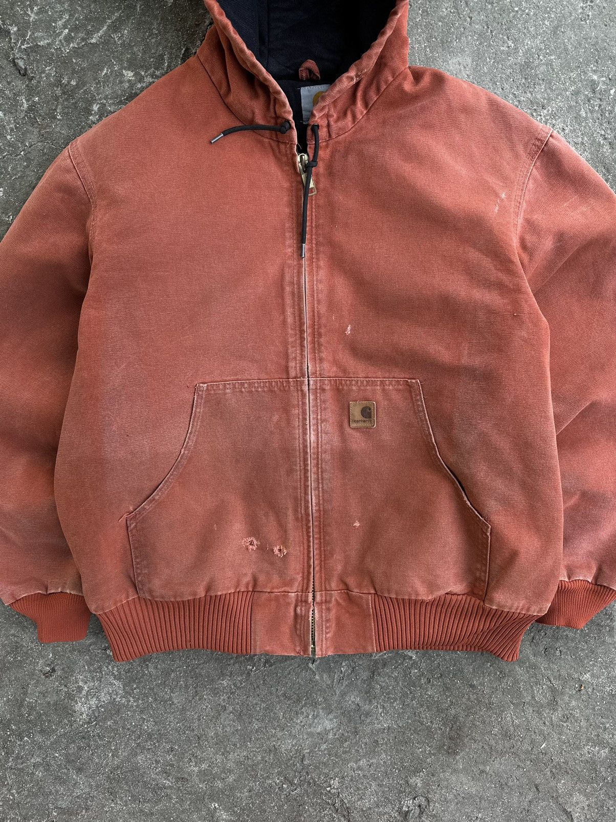 Carhartt Rare!!! Vintage 00s Carhartt J130 RDO Hooded Jacket Size US L / EU 52-54 / 3 - 2 Thumbnail