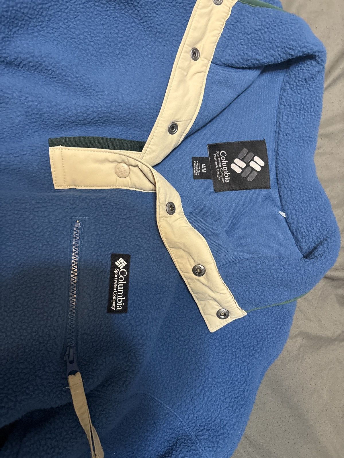 Columbia Blue Columbia quarter button Size US M / EU 48-50 / 2 - 2 Thumbnail