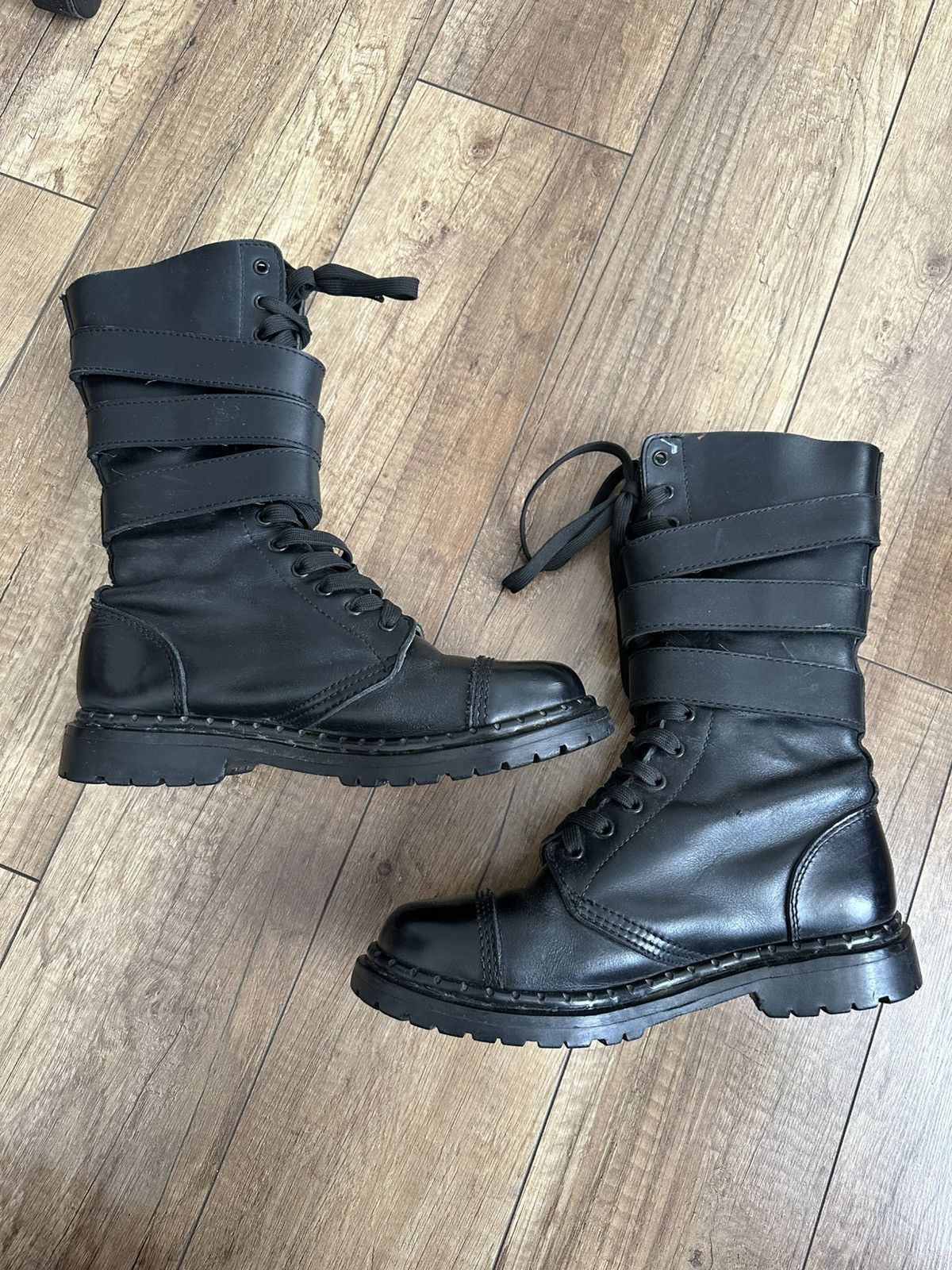 Undercover Undercover Vintage High Top Leather Boots Vintage Size US 8 / EU 41 - 5 Thumbnail